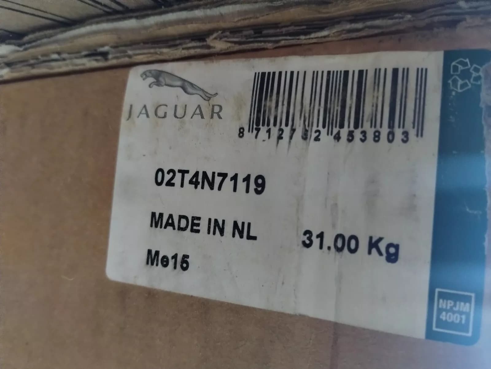 Jaguar, Land Rover, genuine Hook, trailer hitch No: 02T4N7119