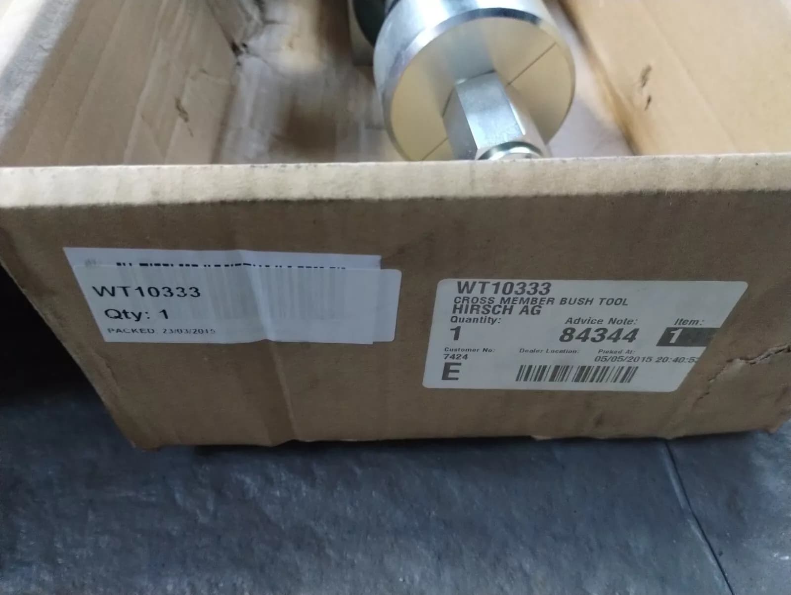 NEW BENTLEY genuine CROSS MEMBER BUSH TOOL No: WT10333