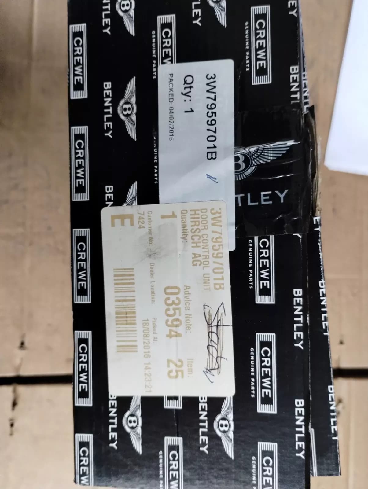 Bentley genuine DOOR CONTROL UNIT No : 3W7959701B