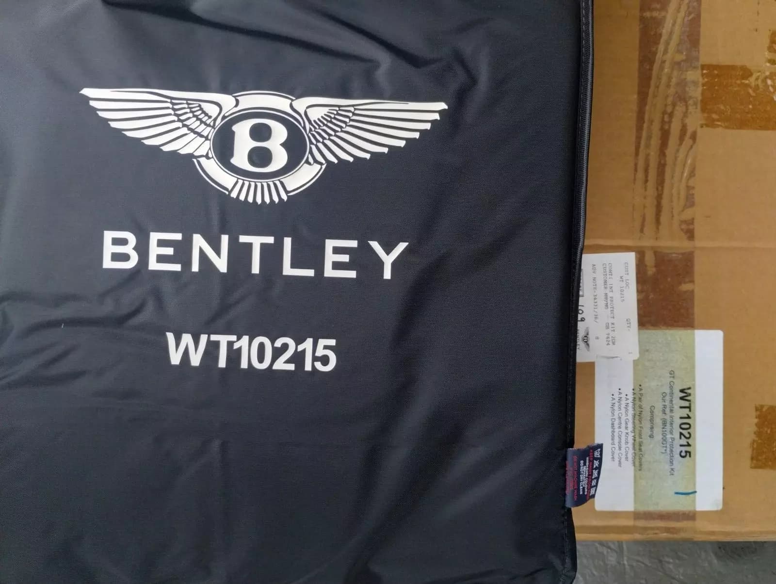GENUINE BENTLEY INTERIOR PROTECT KIT CONTINENTAL GT NR: WT10215