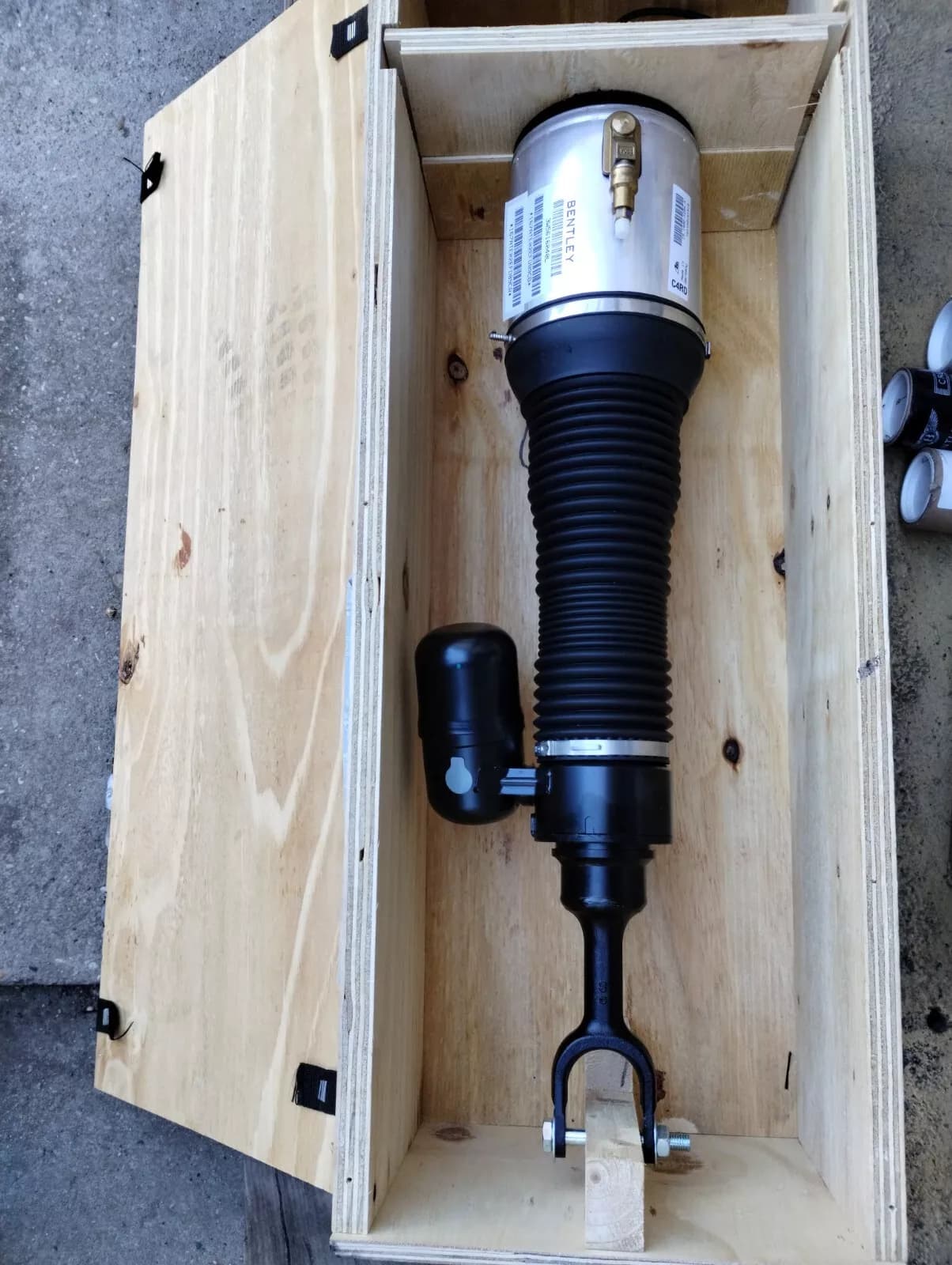 Bentley genuine Front AIR SPRING DAMPER, (Continental Flying Spur) (3W5616040L)