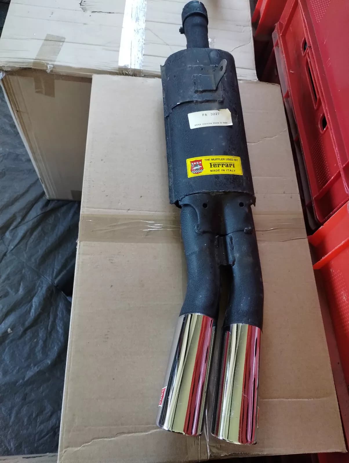 FERRARI ANSA exhaust muffler No: FA3227