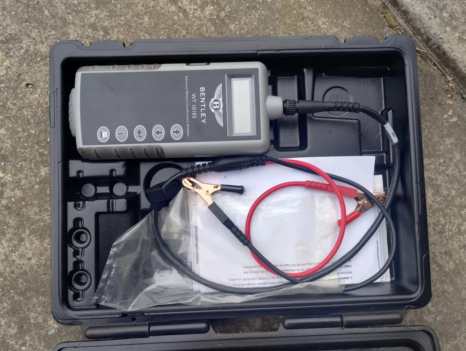 ORIGINAL BENTLEY TOOL BATTERY TESTER NR: WT10103