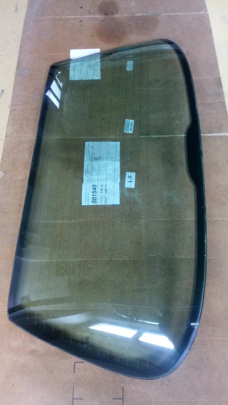 Saab 9000 CDE rear window part no:7497118 year:1994-97
