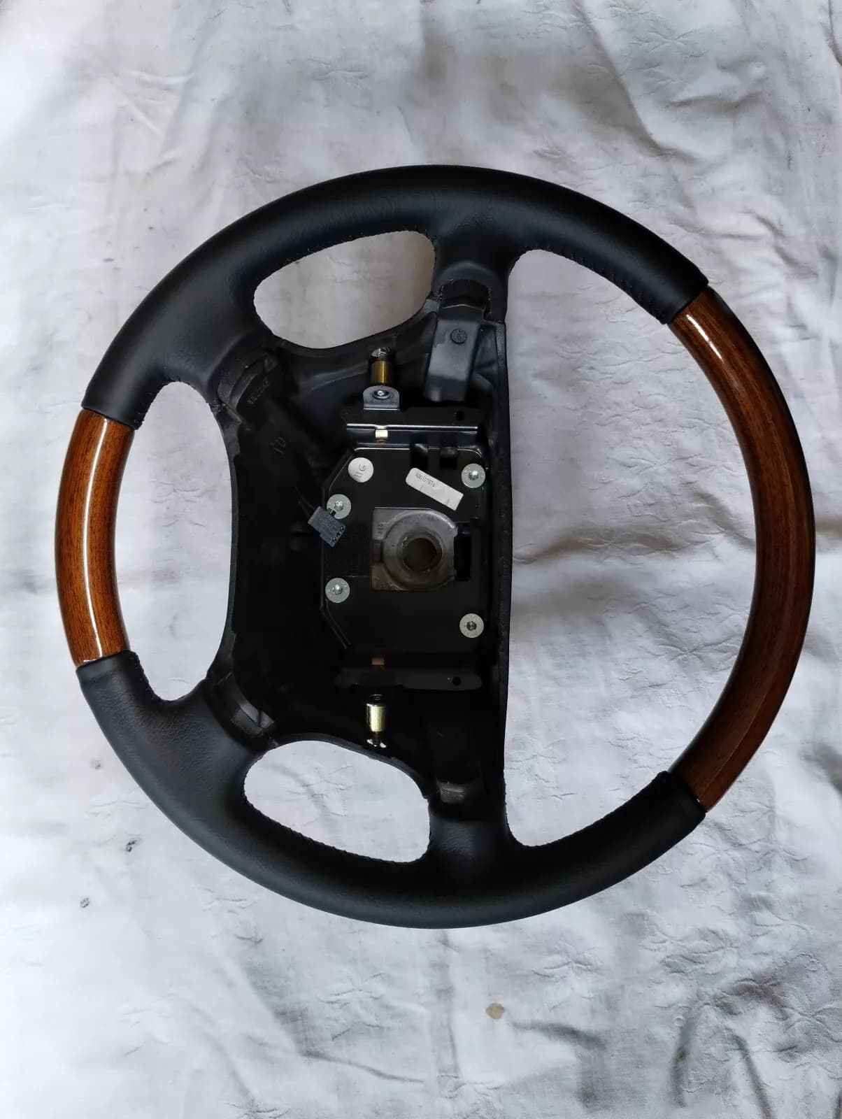 SAAB 9-5 Wooden leather steeringwheel, overhauled No:4717179