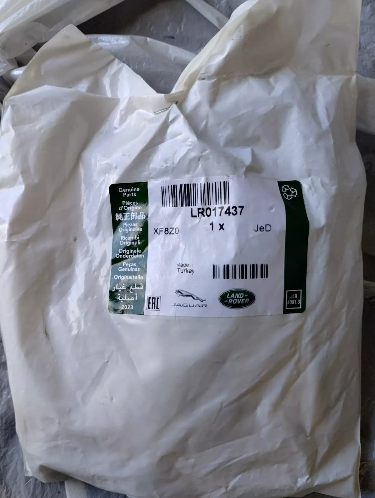 Jaguar, Land Rover, genuine Kit - Injector Refit 3 pcs No: LR017437