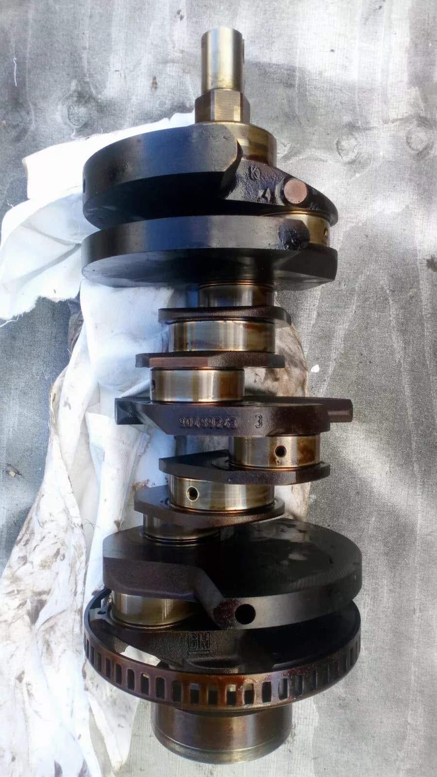 SAAB 9000 3 0V6 Crankshaft Part no : 90499243
