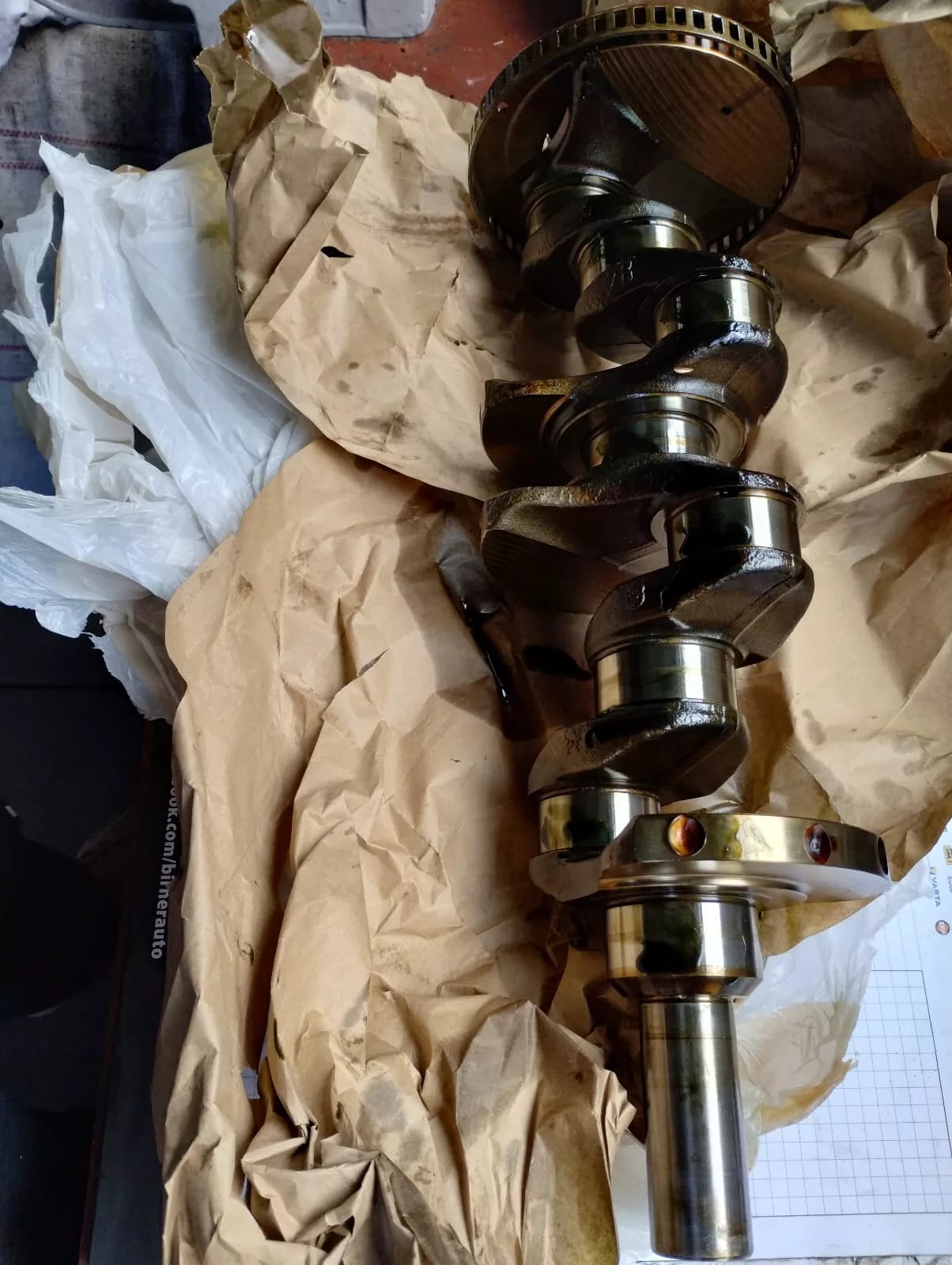 SAAB 9000, 2 0T B204 Crankshaft part no:9139403