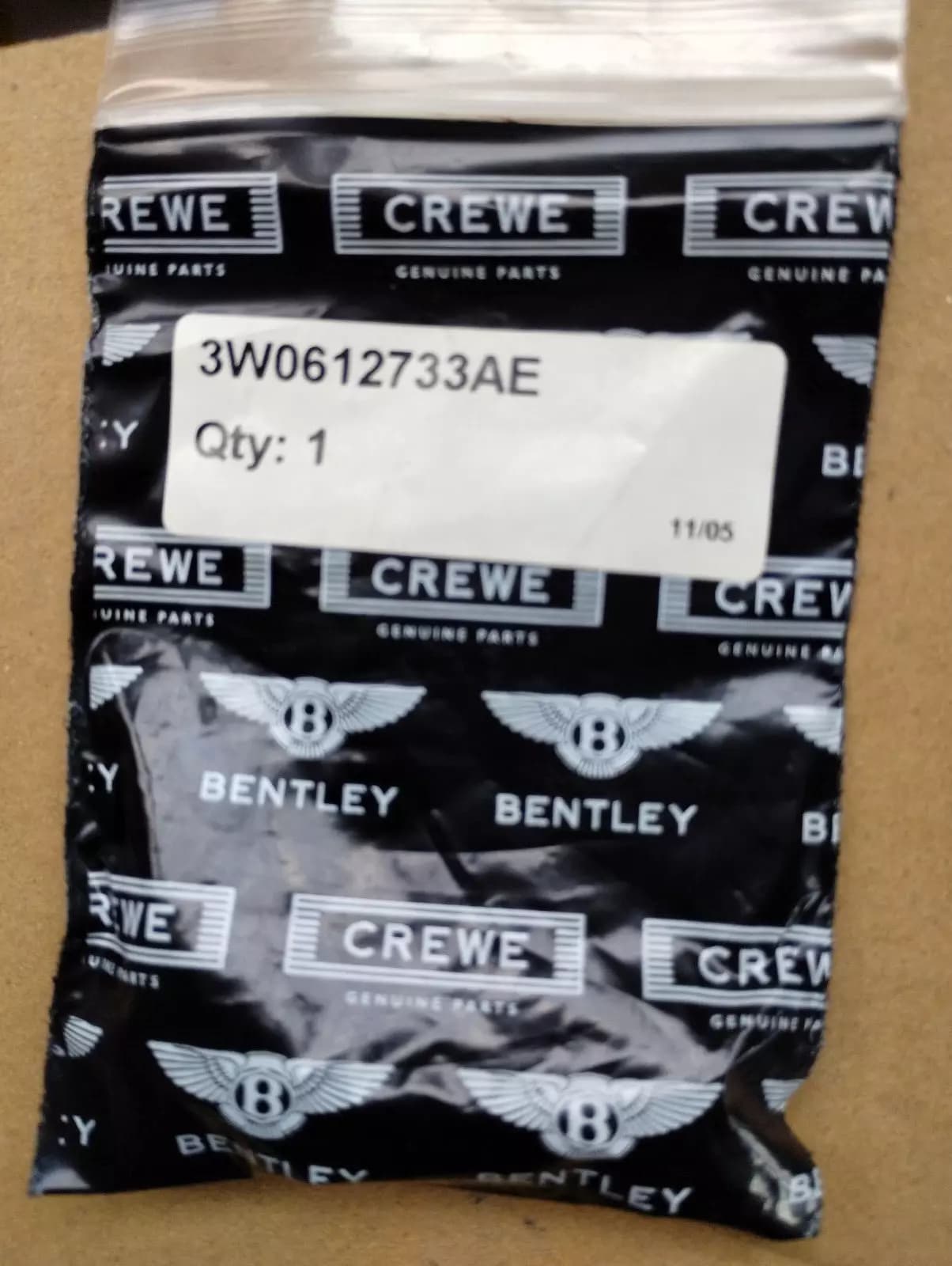 ORIGINAL BENTLEY VACUUM PANTS 1 PCS No: 3W0612733AE