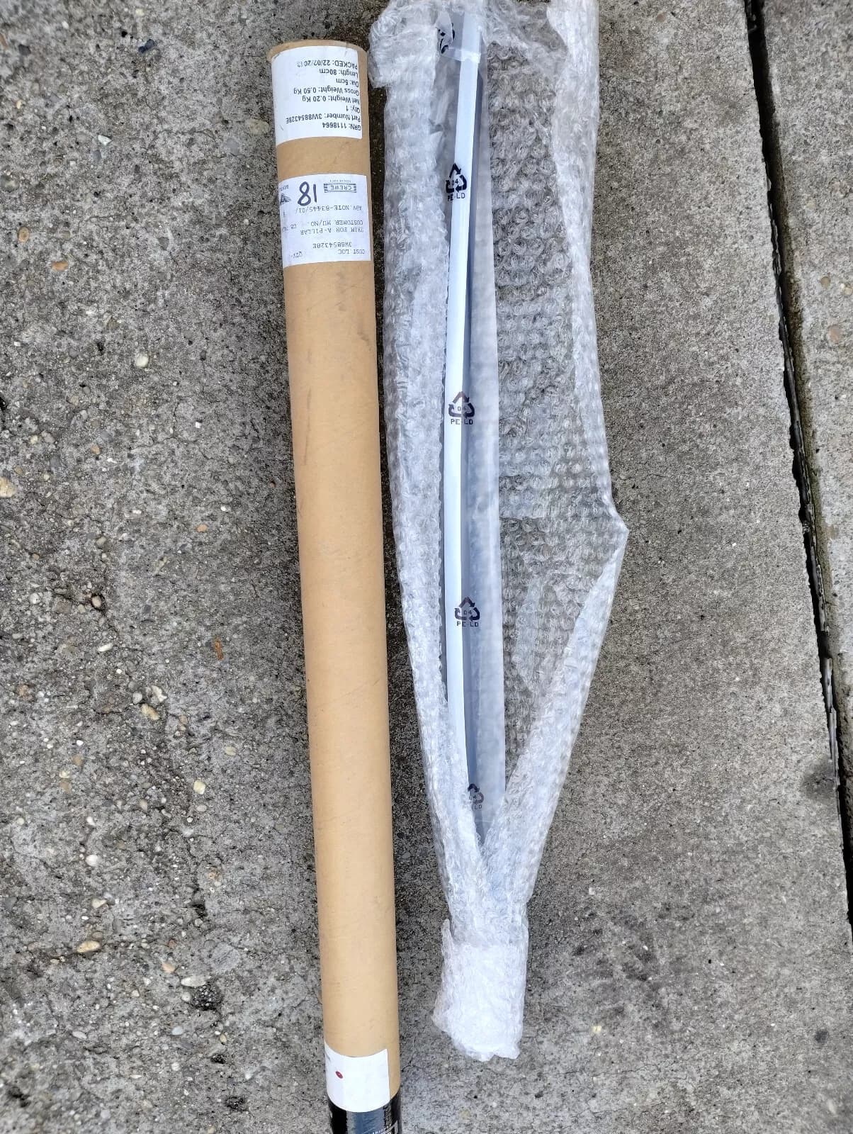 Bentley genuine TRIM FOR A-PILLAR No:3W8854328E