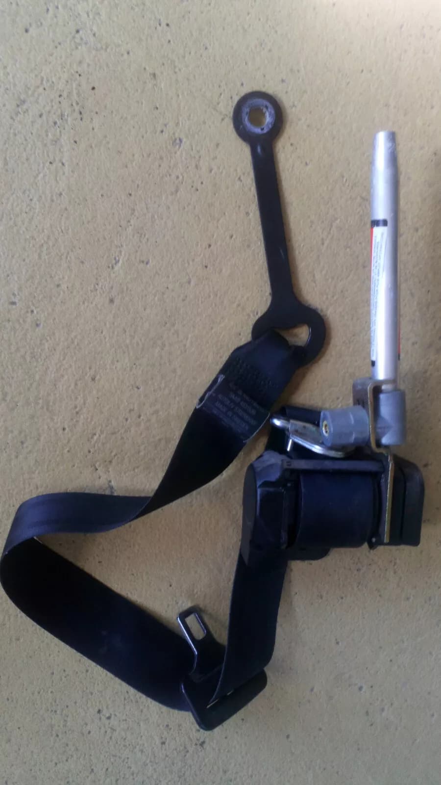 SAAB 900NG Convertible seat belt, left front, part no 4531539, year 1995