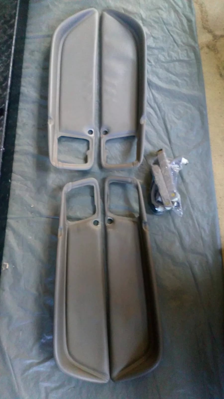 Saab 9000 Griffin, Aero door leather upholstery set 4pcs beige year: 1992-1998