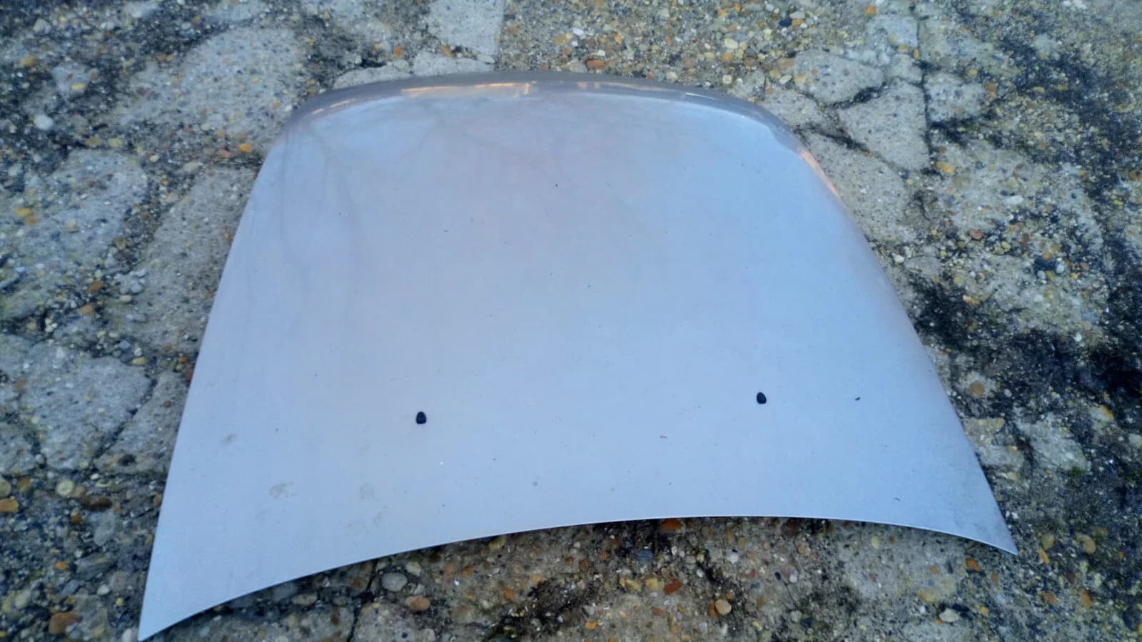 Peugeot 607 hood color smoke silver Year: 2006 Facelift