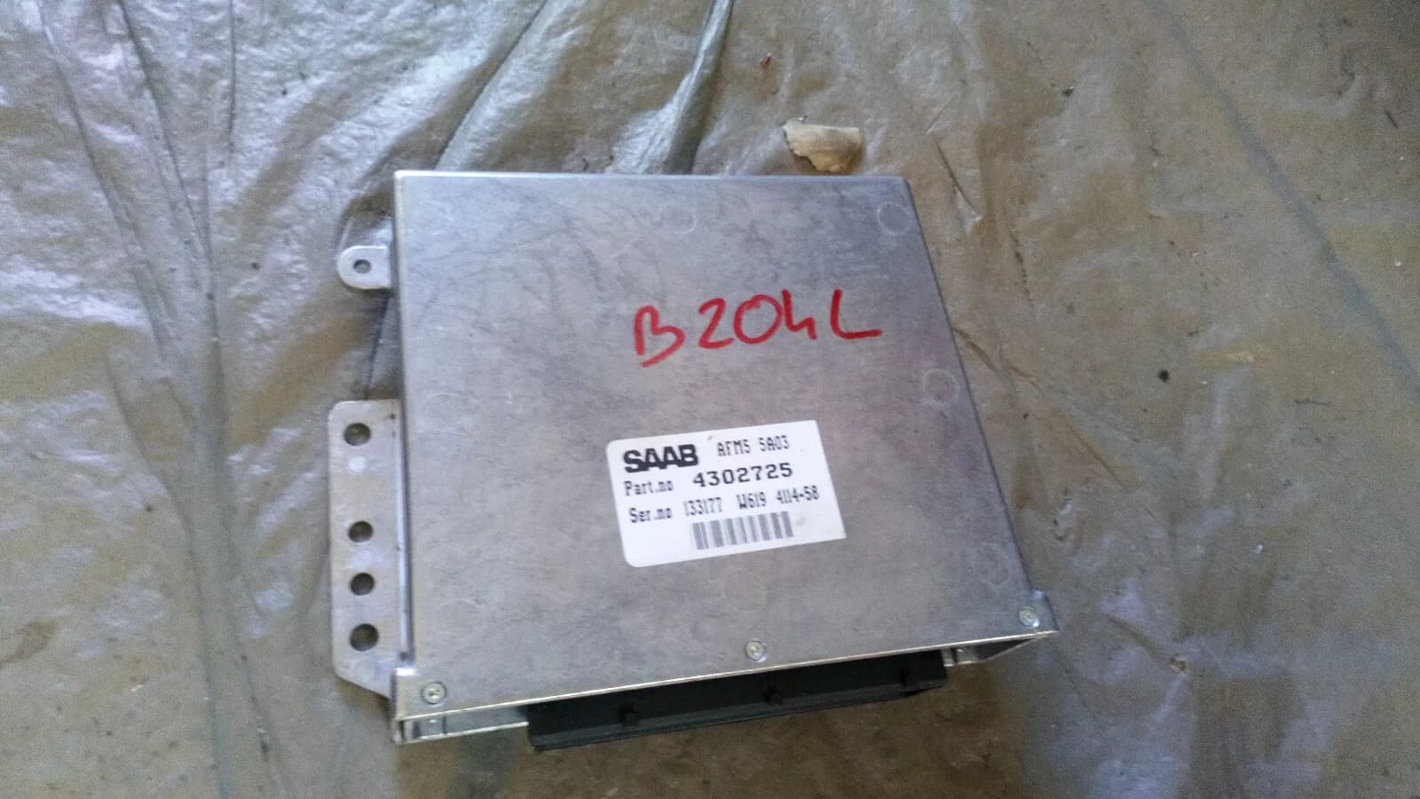 Saab 900NG 2 0T B204L engine control unit, ECU part no 4302725