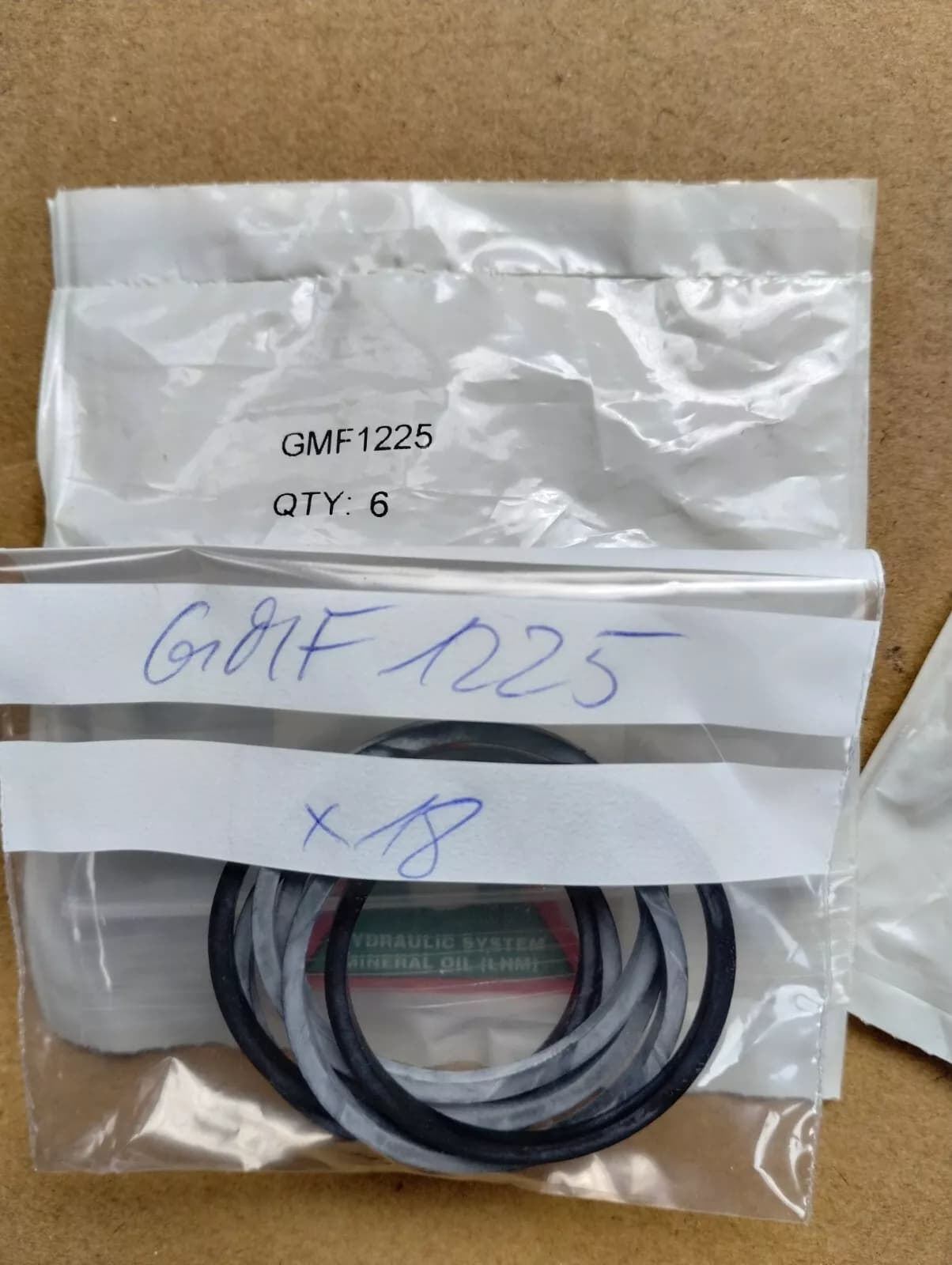 ORIGINAL VW GROUP PARTS, "O" RING - REAR DAMPER 48 PCS no: GMF1225