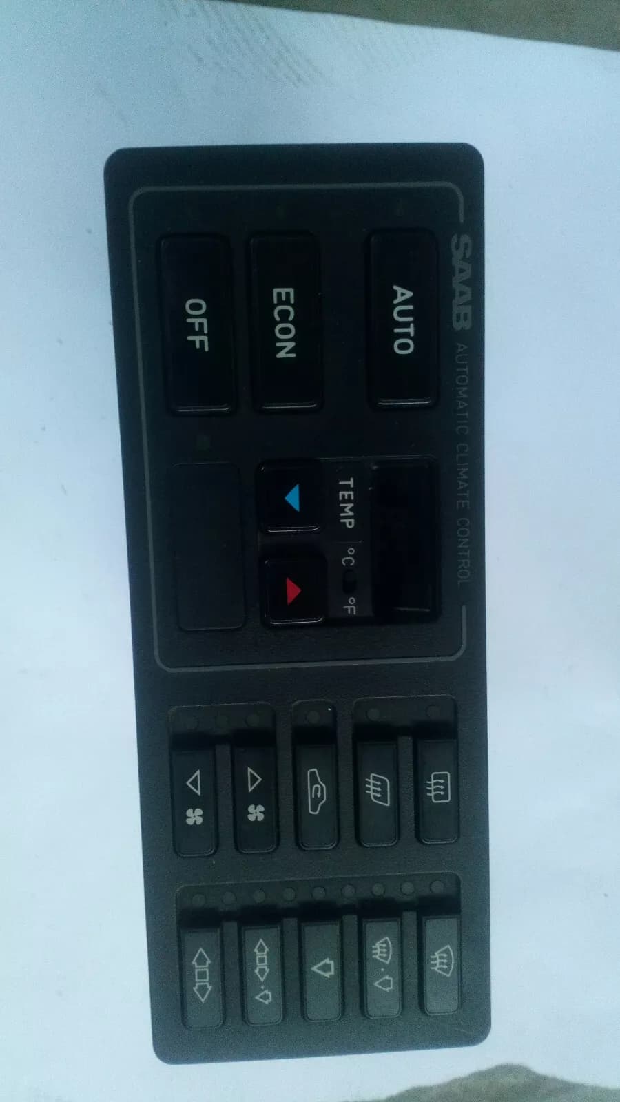 SAAB 9000 ACC Control Panel Part No:9630195