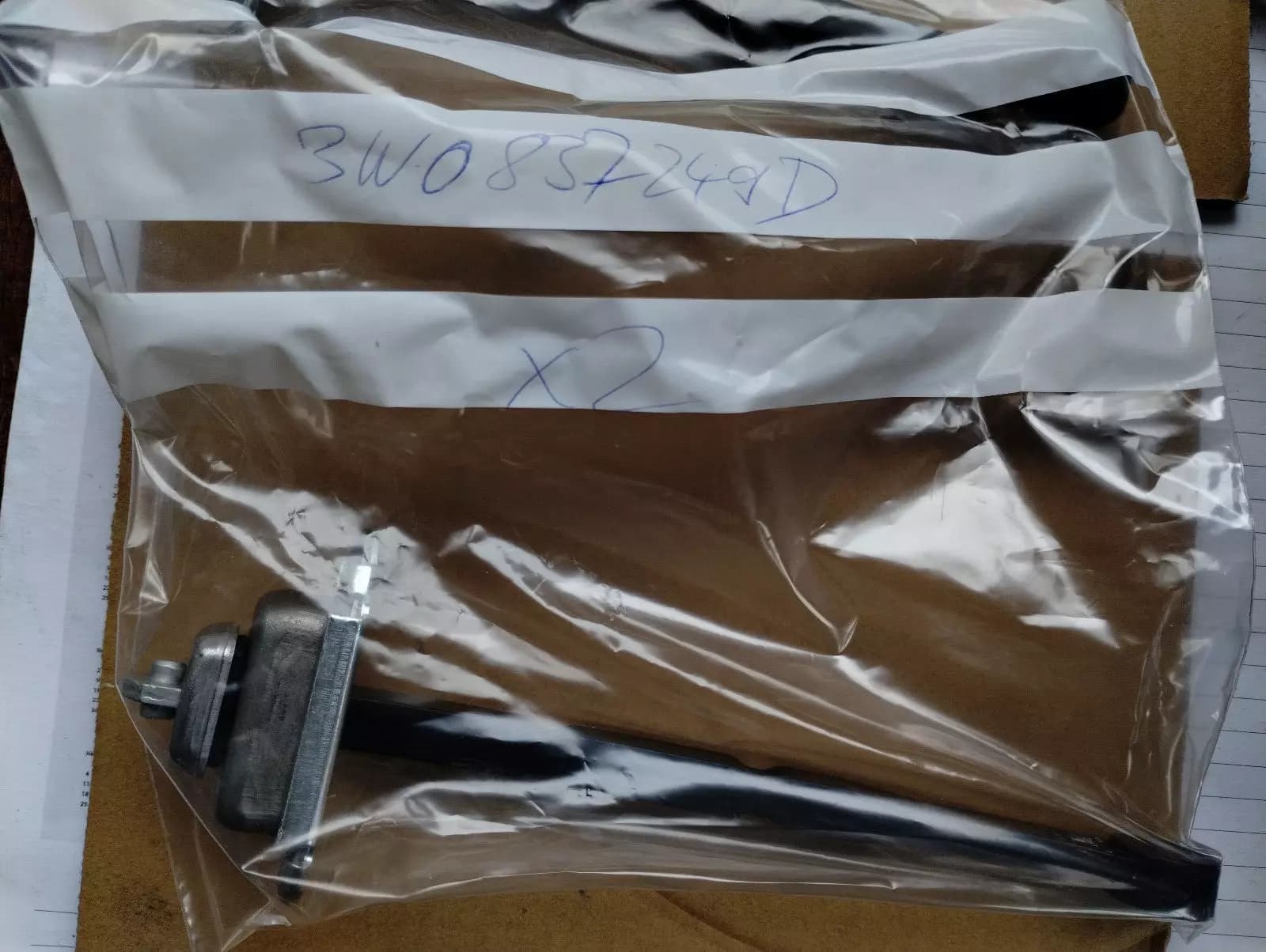 ORIGINAL BENTLEY CHECK STRAP - DOOR 1 PCS Nr: 3W0837249D