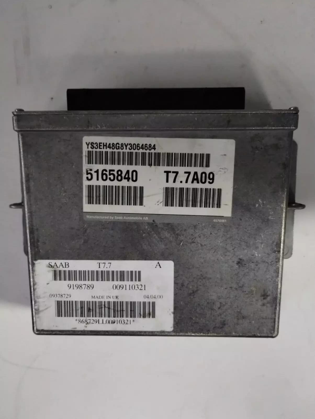 Saab 9-5 engine control unit, ECU No: 5165840