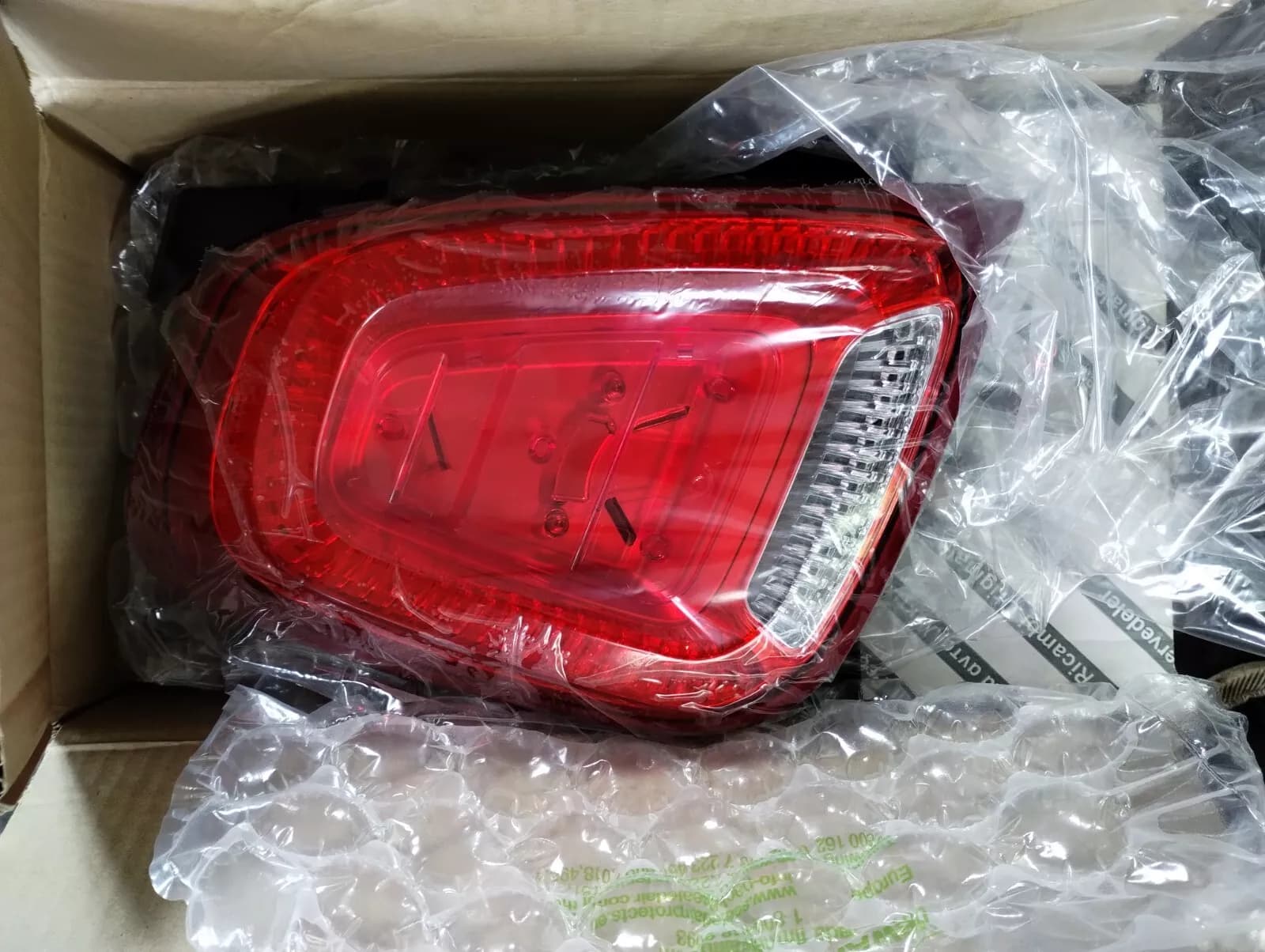 Genuine Fiat 500 Cabrio tail light No: 52007427