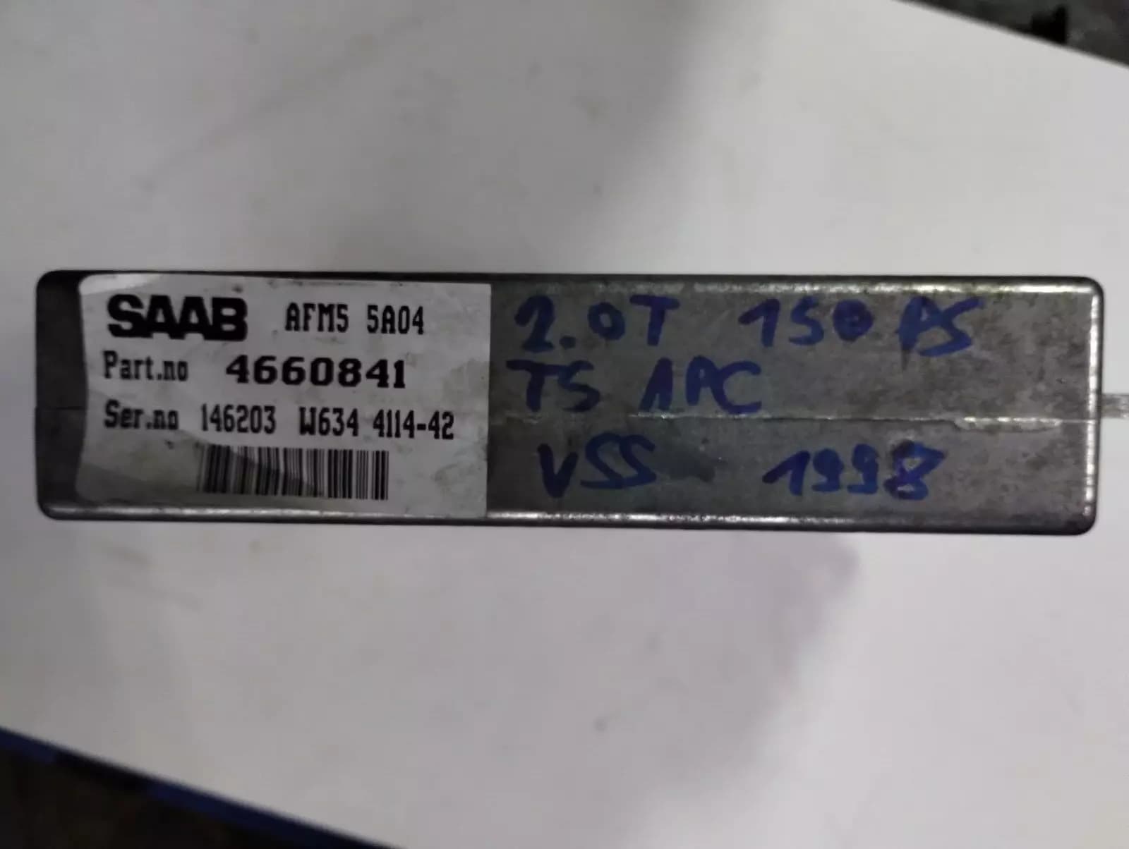 Saab 9000 engine control unit, ECU No:4660841 AFM5 5A04