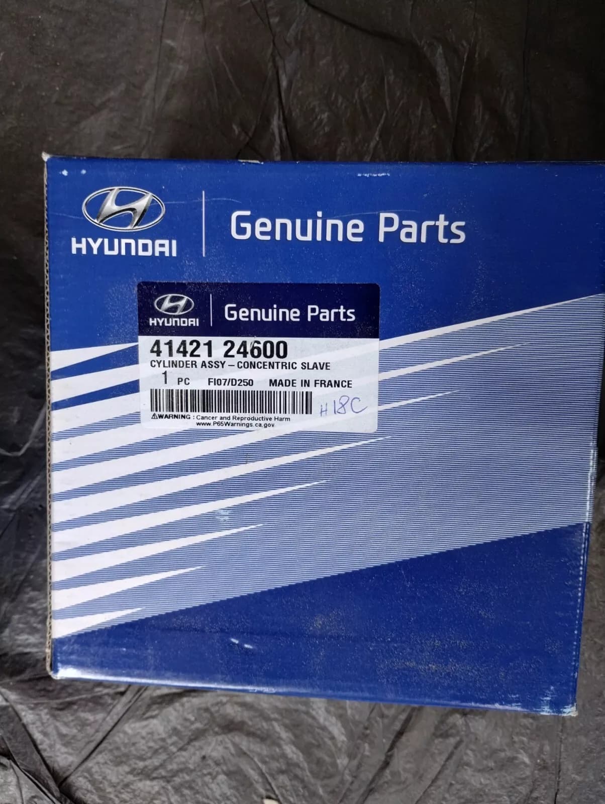 HYUNDAI Genuine CYLINDER ASSY-CONCENTRIC SLAVE No : 4142124600