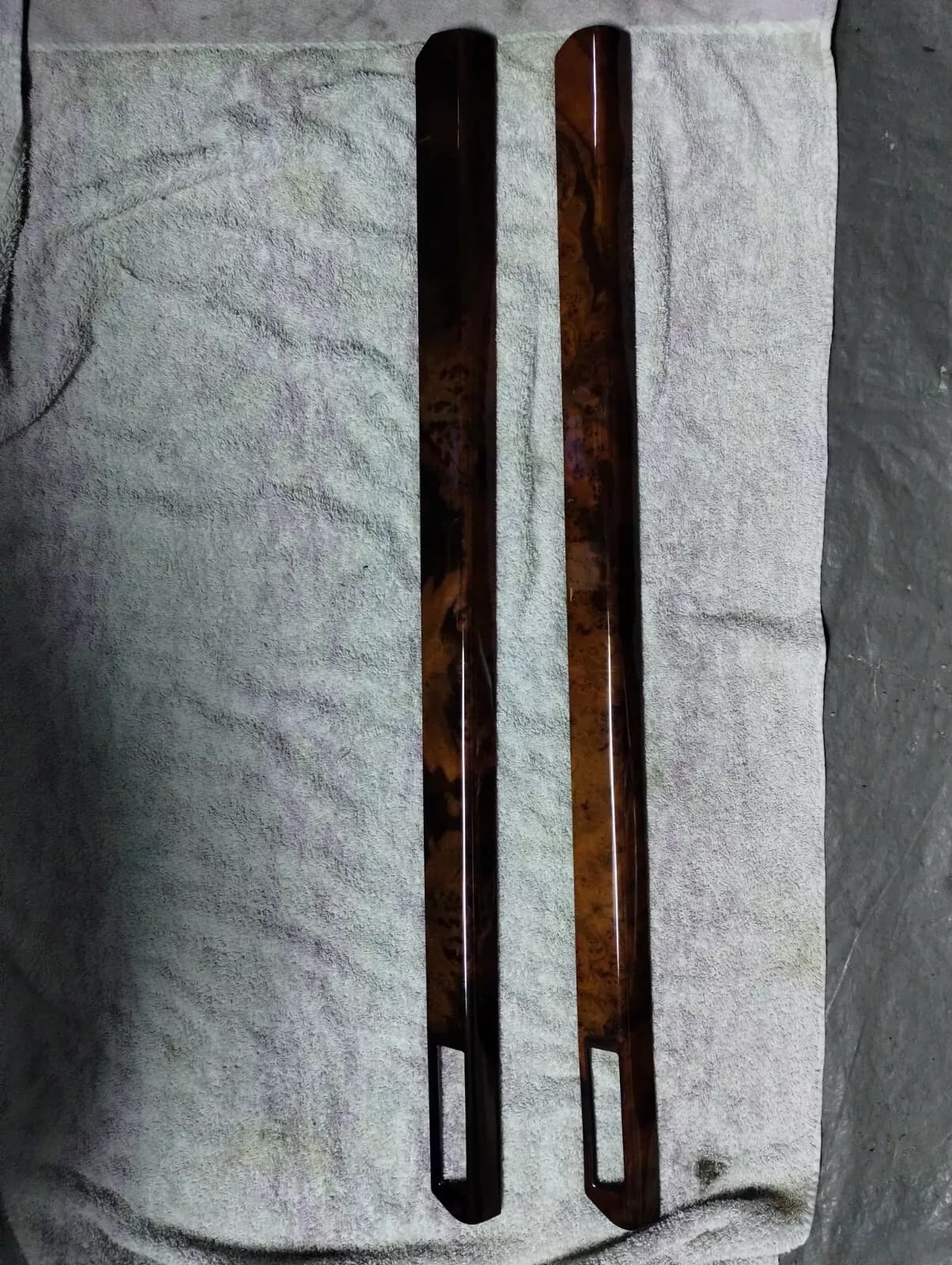 Saab 9000 Griffin Door wood trim rear right