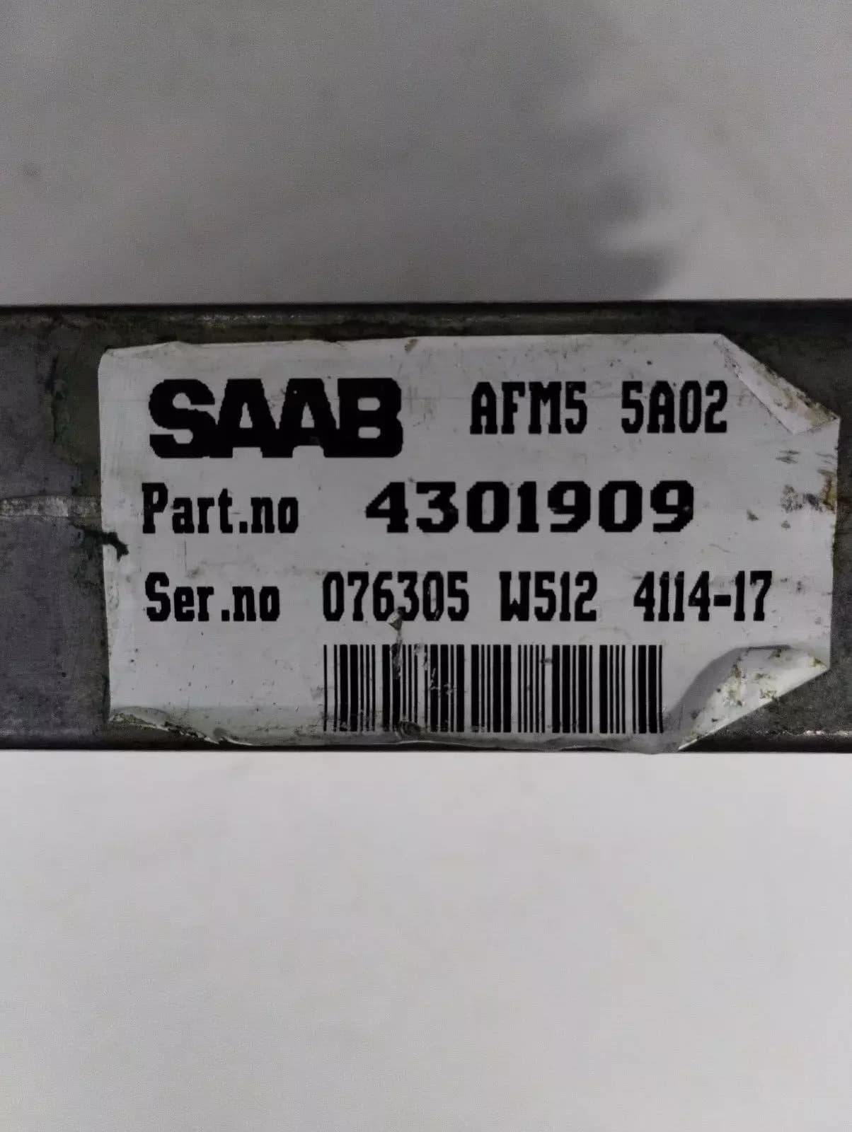 Saab 9000 engine control unit, ECU No:4301909