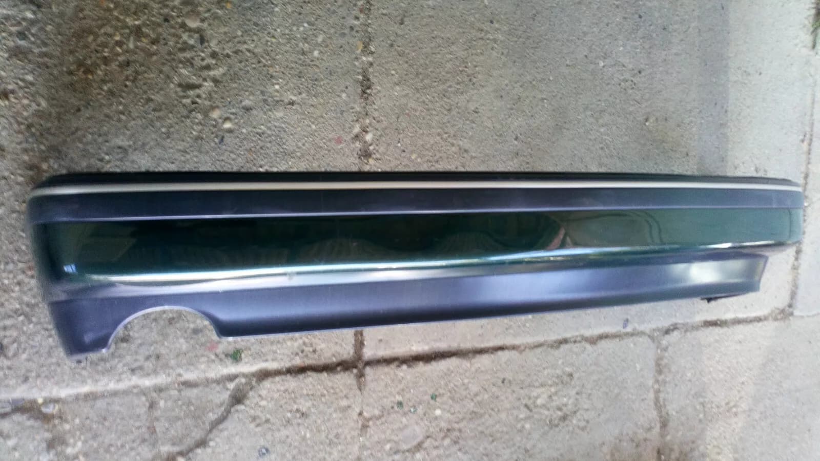 SAAB 9000 CS rear bumper, color green, year 1992-98