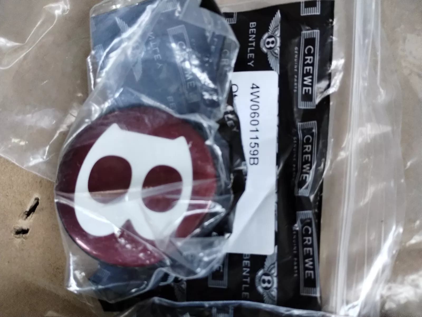 Bentley genuine HUB CUP No:4W0601159B