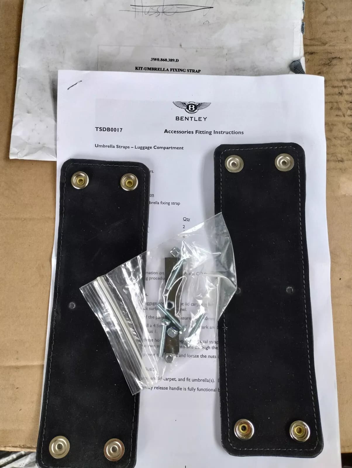 Bentley genuine UMBRELLA HOLDER No:3W0860389D