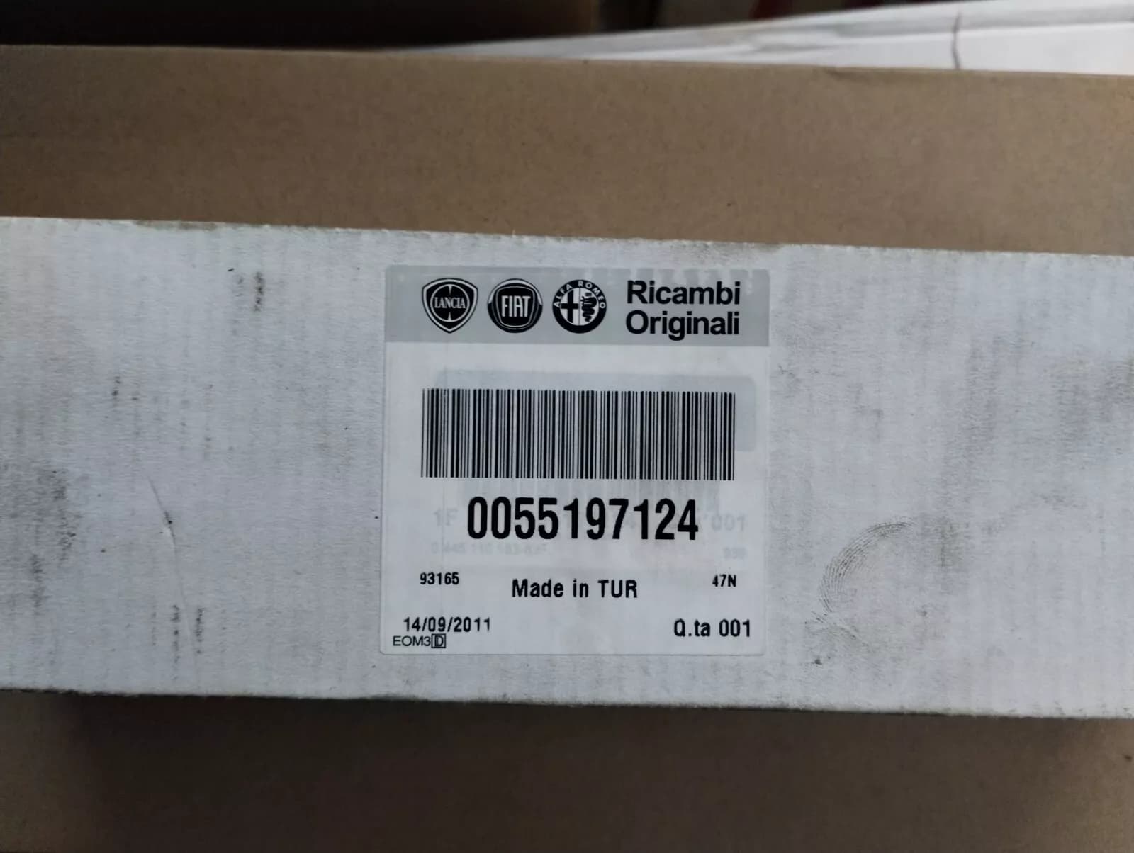 Genuine Fiat INJECTORS FOR GASOLINE ENGINES No : 55197124