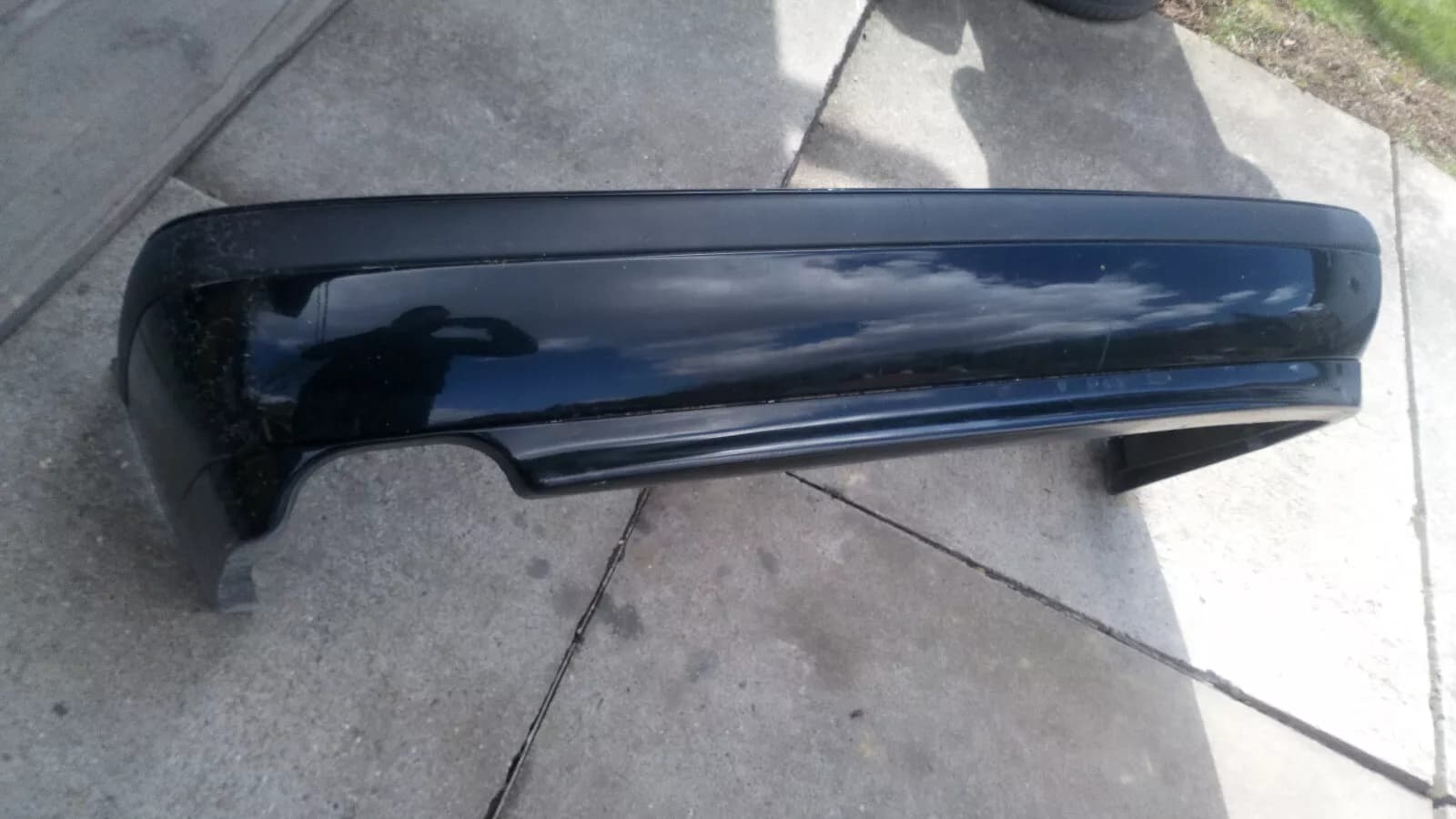 SAAB 9-3 Aero rear bumper cover year 1998 color black