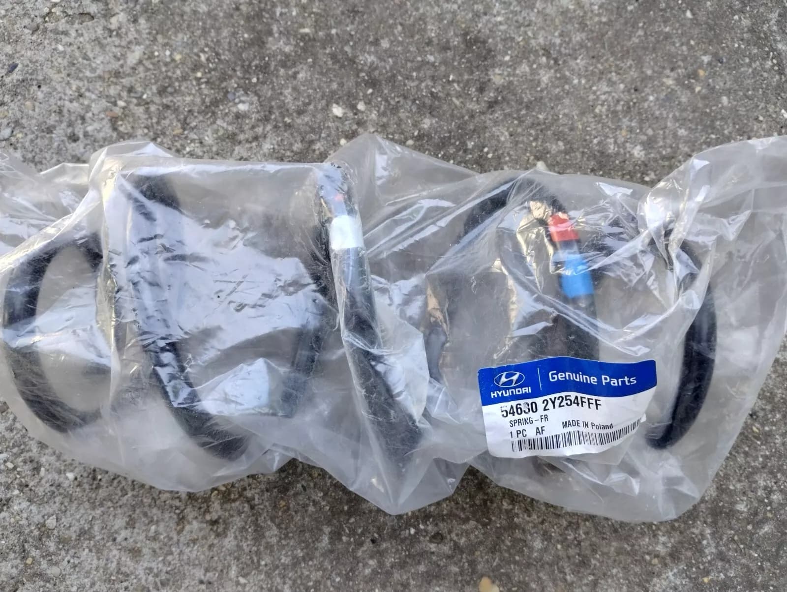 Genuine Hyundai Front coil spring 2 pcs No : 546302J254FFF