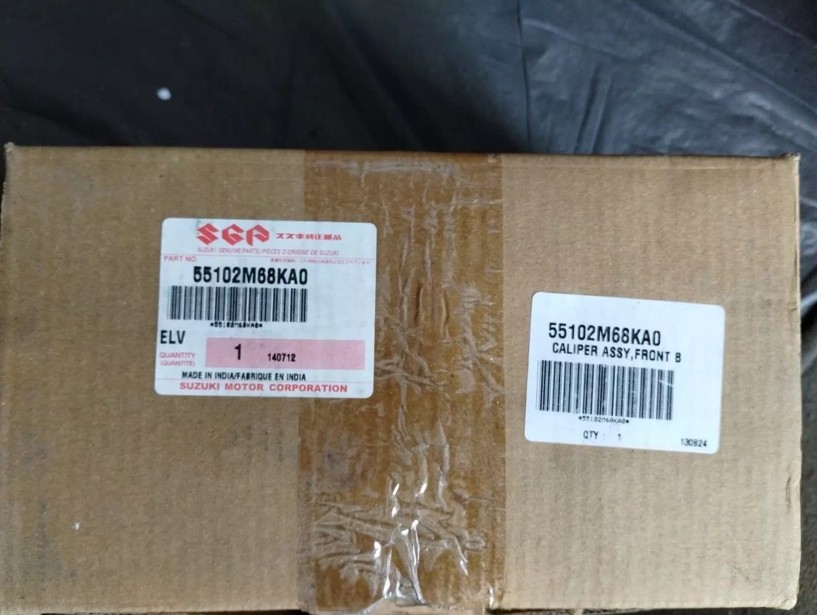 Suzuki genuine BRAKE CALIPER NR: 55102M68KA0
