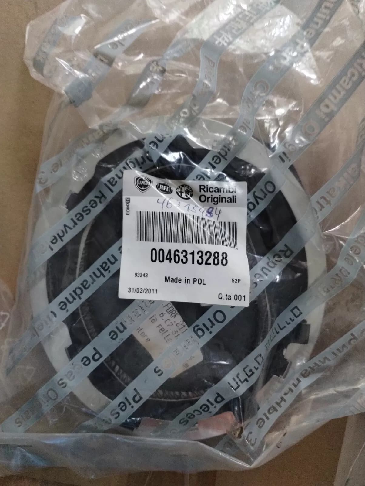 Genuine FIAT, Boot No: 46313288