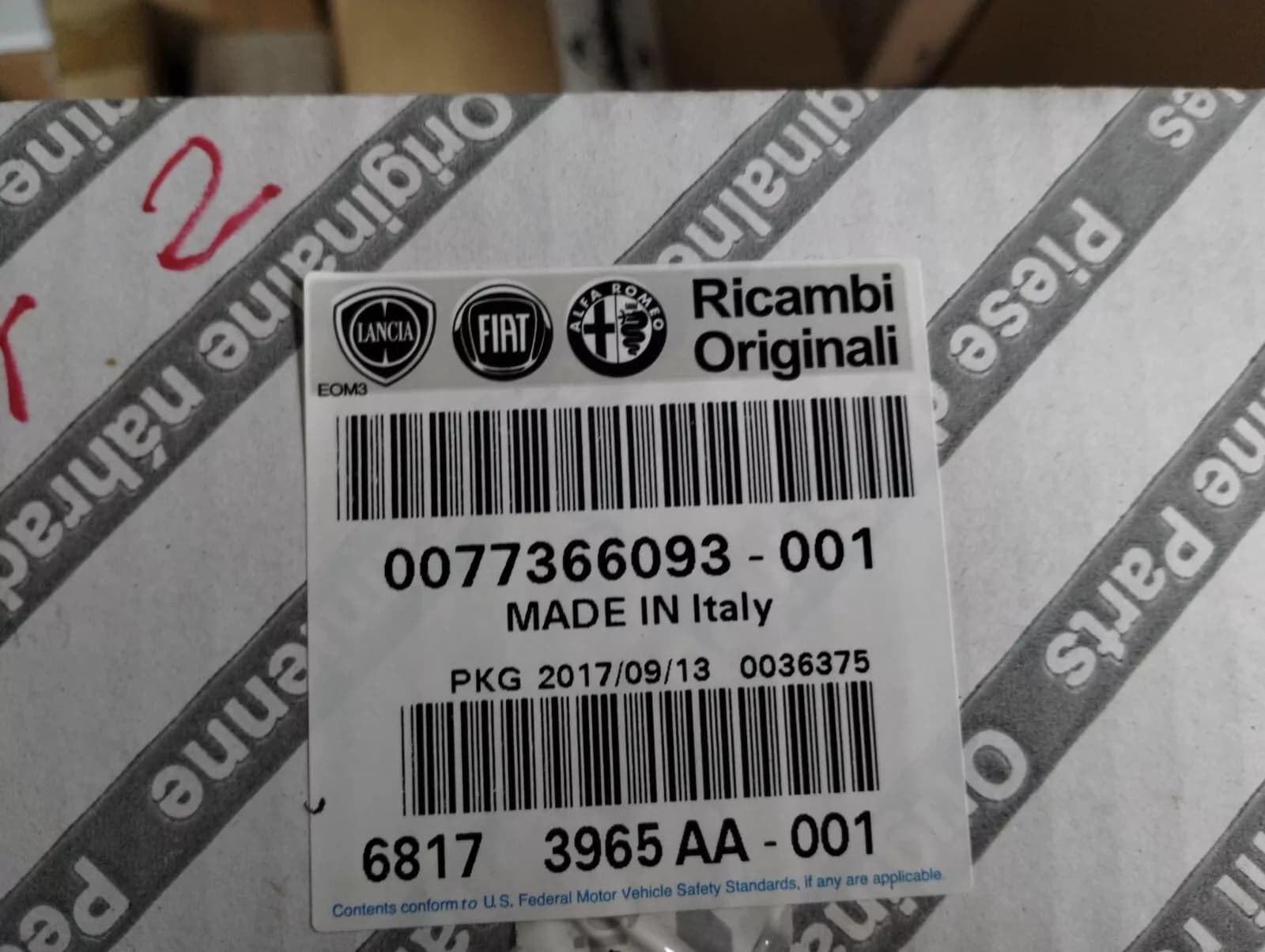 Genuine Fiat, Lancia, Alfa Romeo, HEATER RADIATOR No : 77366093, 68173965AA