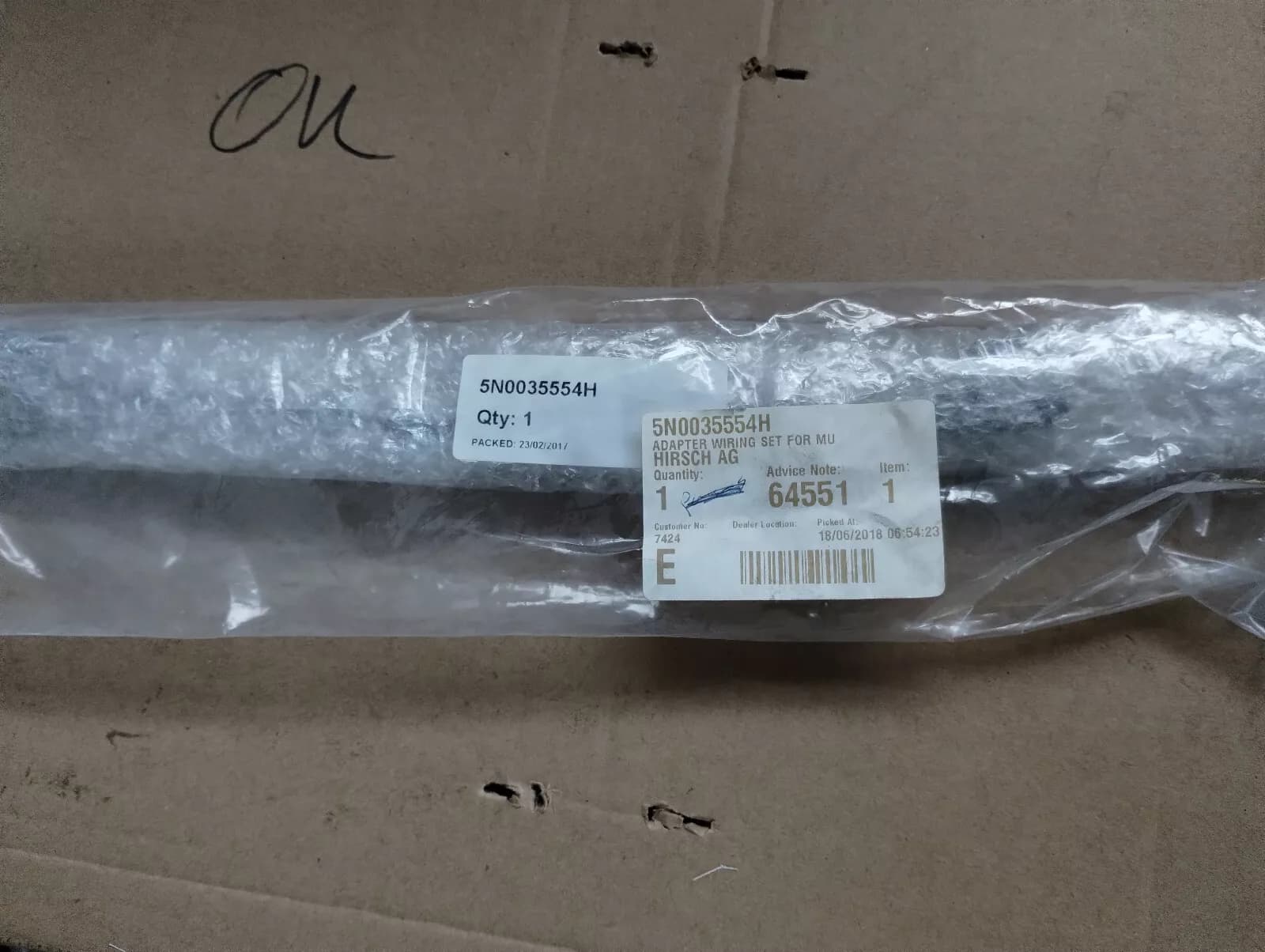 Bentley genuine ADAPTER CABLE IPHONE No:5N0035554H