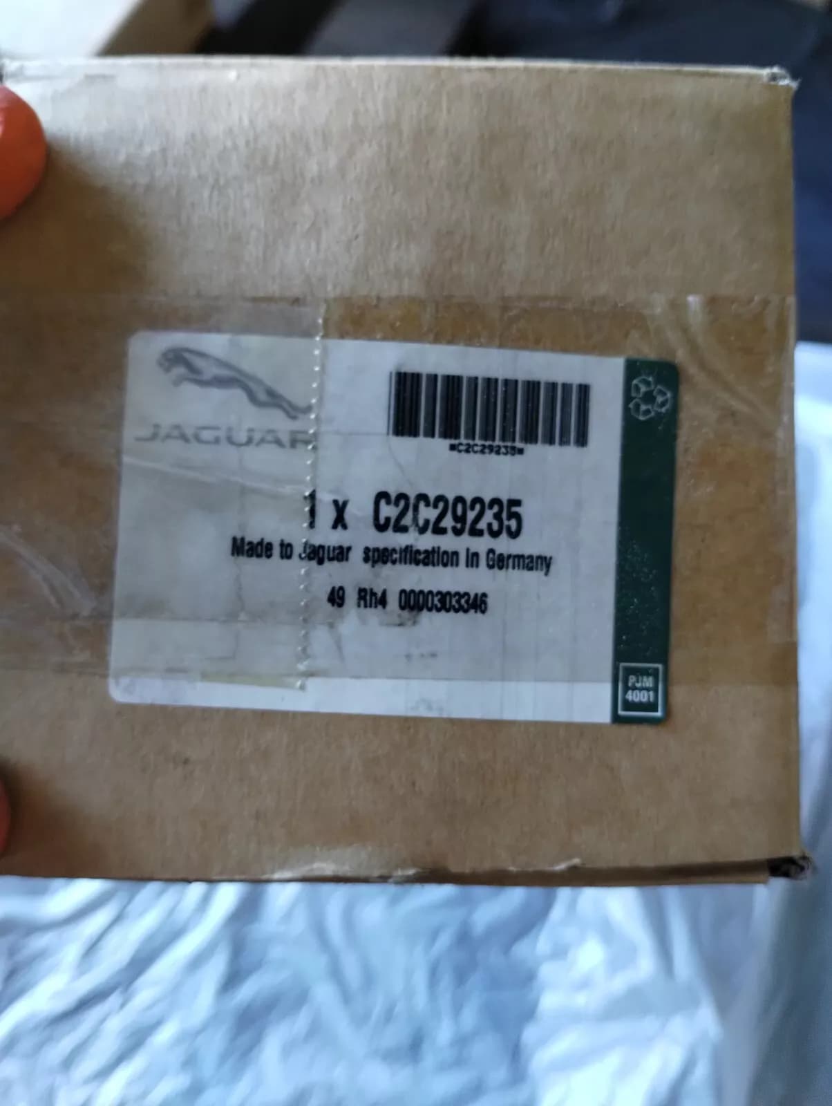 Jaguar, Land Rover, genuine Seat engine kit No: C2C29235