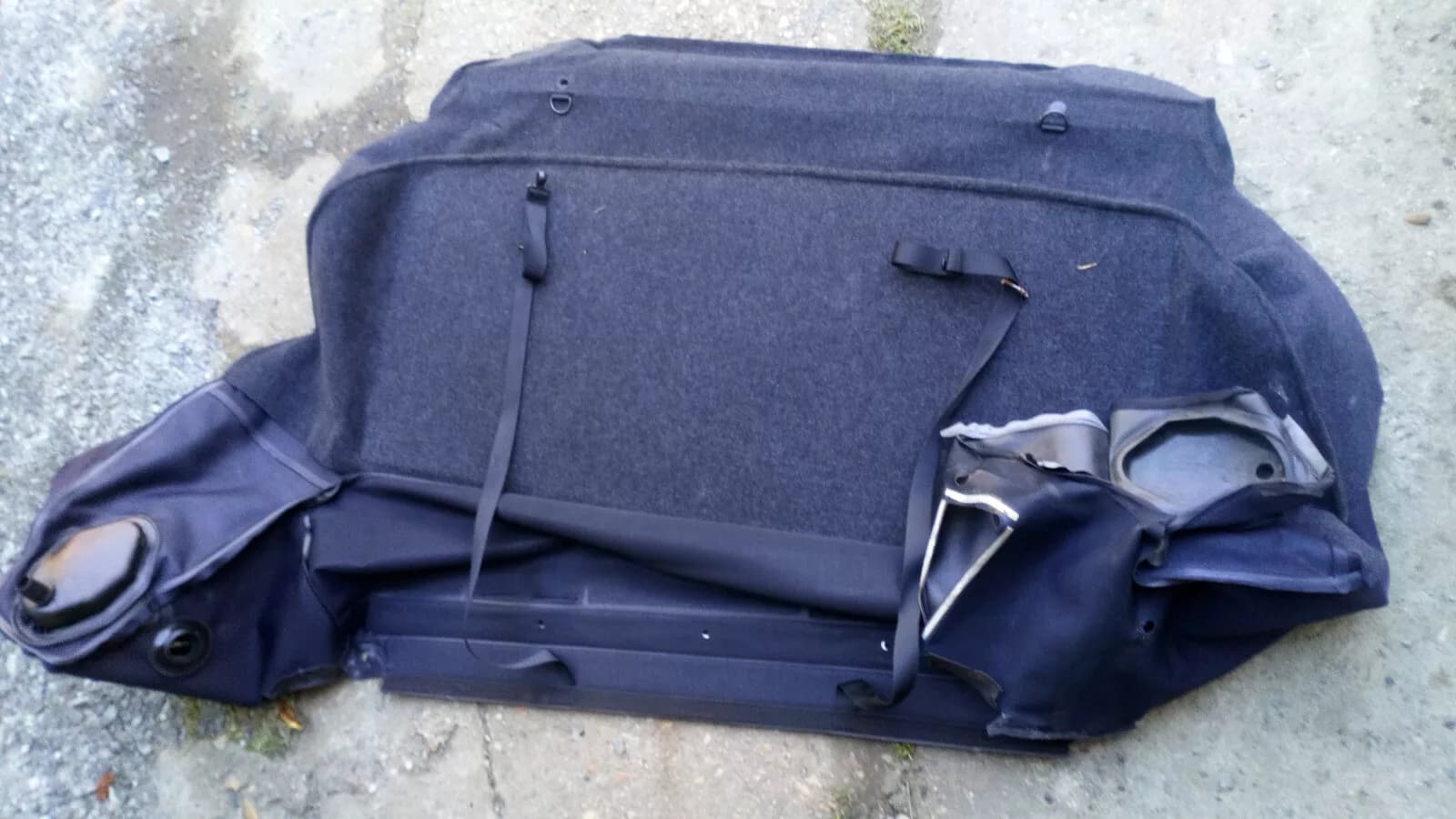 Saab 900NG Cabrio, Convertible, soft top luggage compartment cover No 4509972