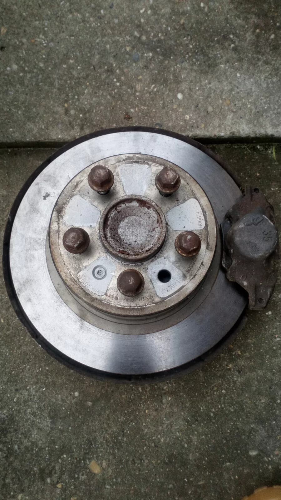 Saab 900NG, 9-3 brake disk pad wheel bearing, brake caliper complete left