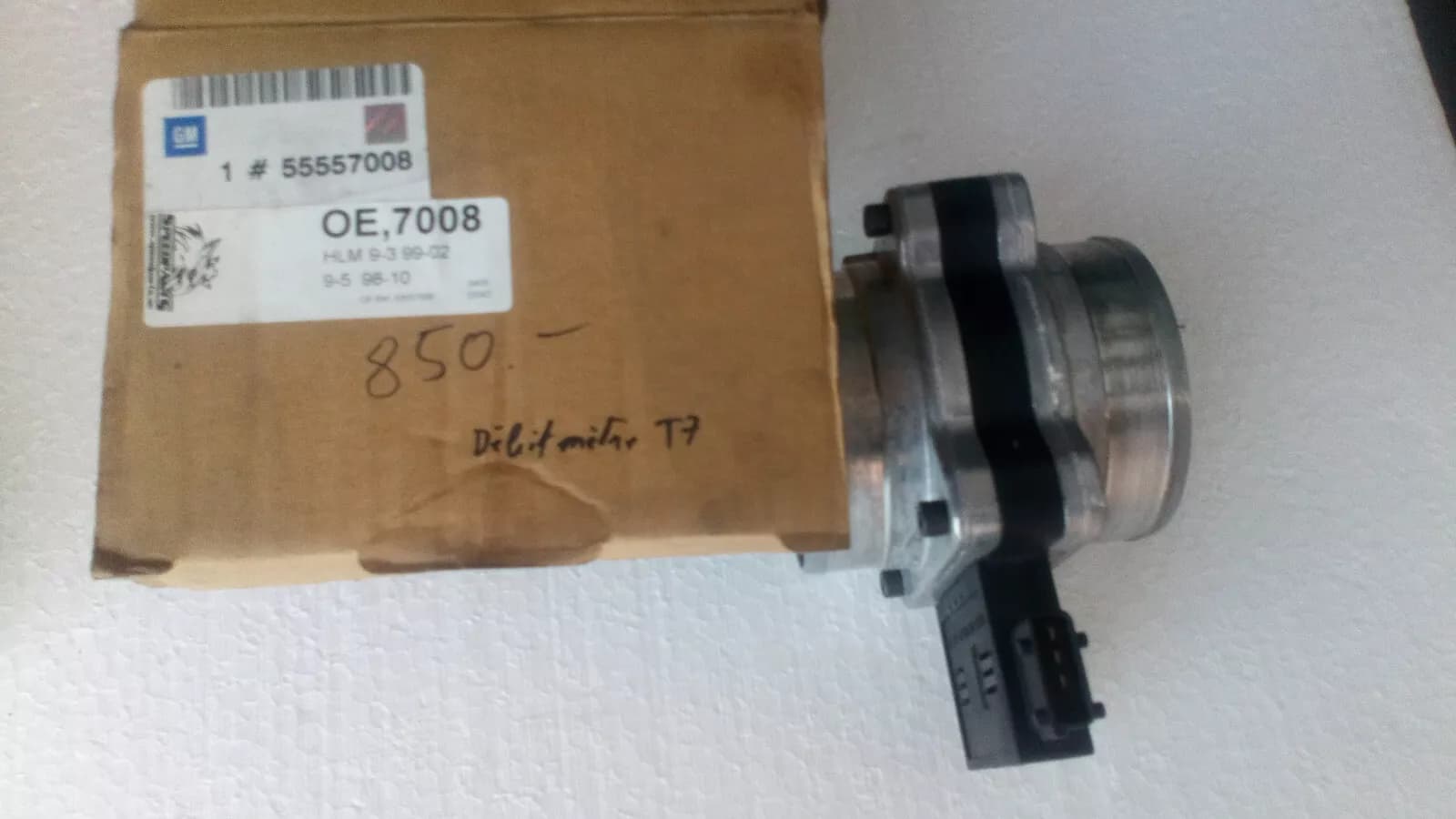 Saab (9-3 9-5 B205/B235/B308) Air Flow Sensor, MAF Nr:55557008