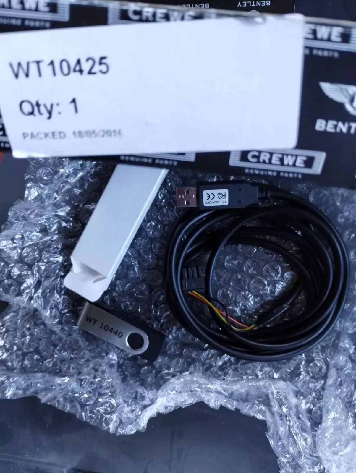 NEW BENTLEY genuine AMPLIFIER UPDATE CABLE WT10440 No: WT10425