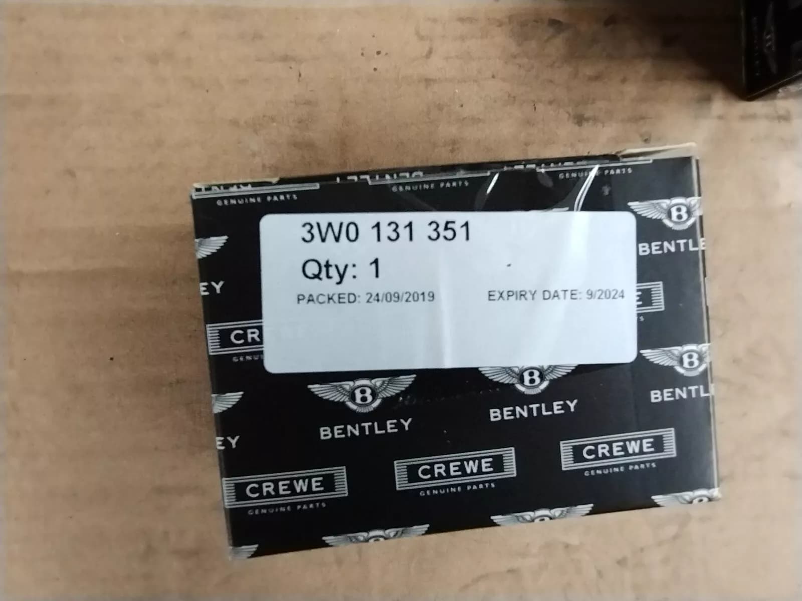 Bentley genuine FILTER SECONDARY AIR PUMP No:3W0131351