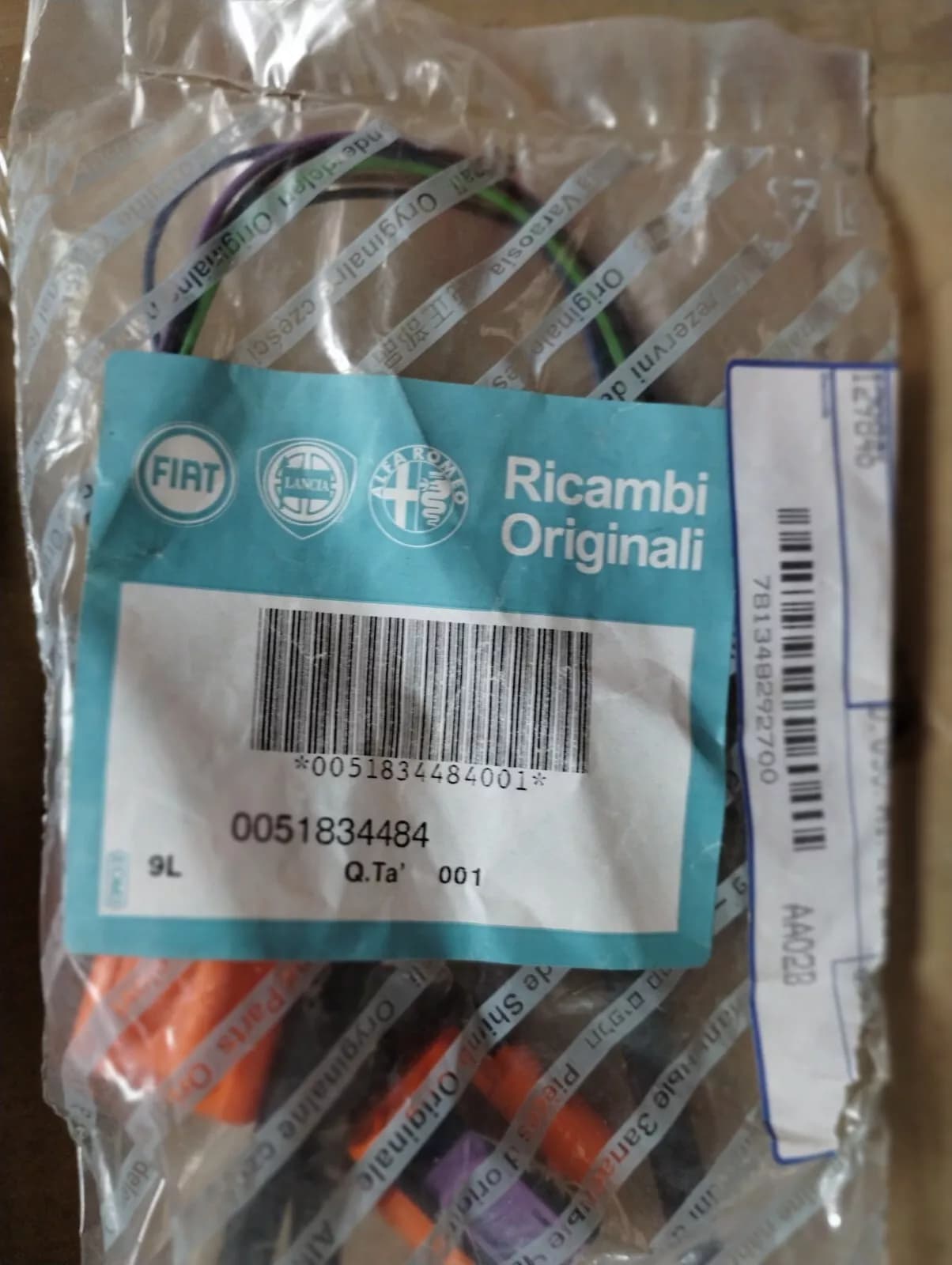 Genuine Fiat, Alfa Romeo, RELIEF KIT No: 51834484