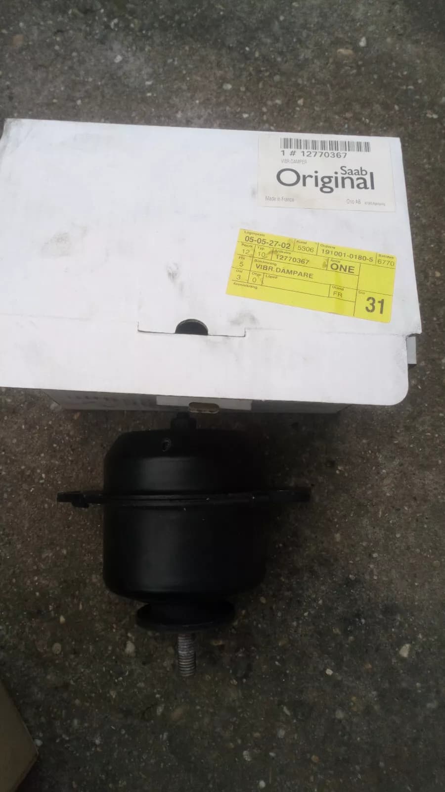 Saab 9-5 Engine Mount, No:12770367 Year: 1998-2009