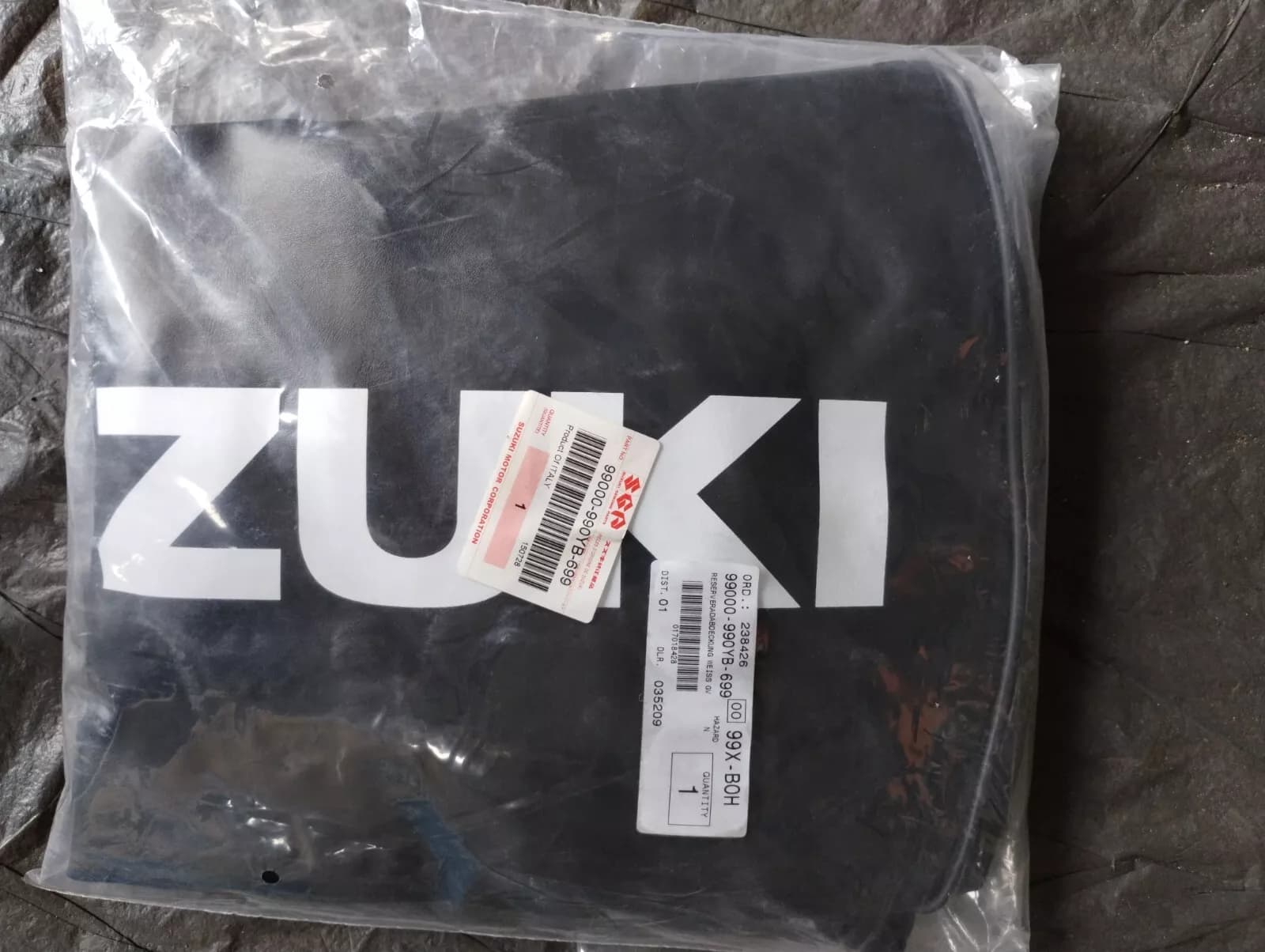 Genuine Suzuki Jimny soft leather spare wheel cover NO : 99000-990YB-699