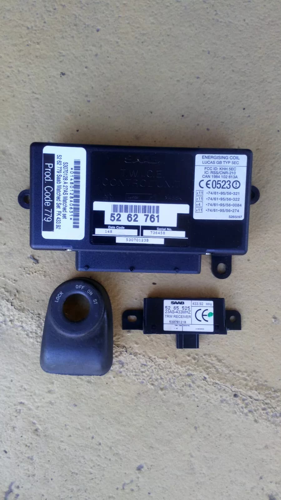 Saab 9-5 Twice Control Module 5262761, 5265525 Bj:2001