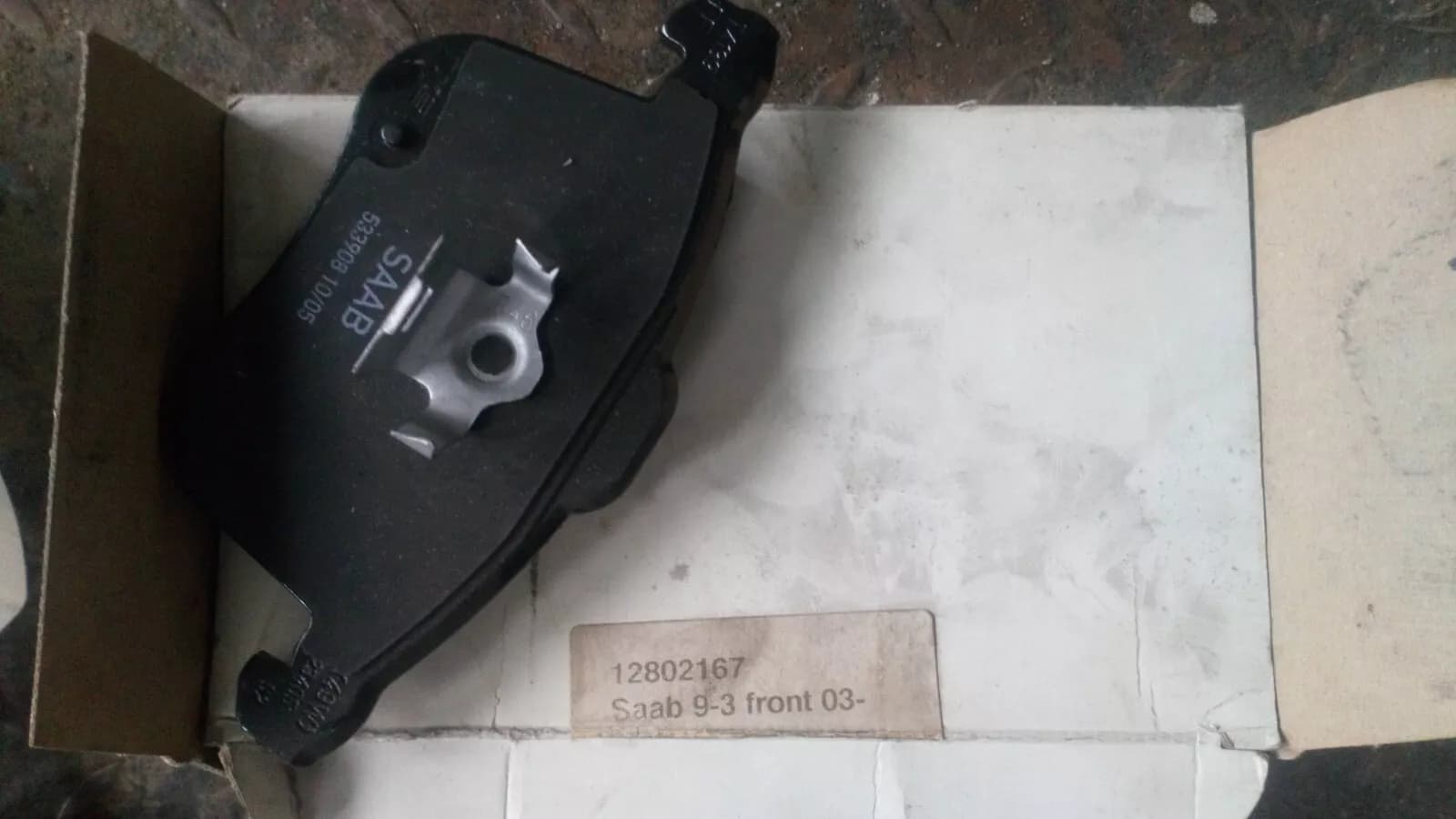 SAAB 9-3 Brake Pad Kit part no :12802167