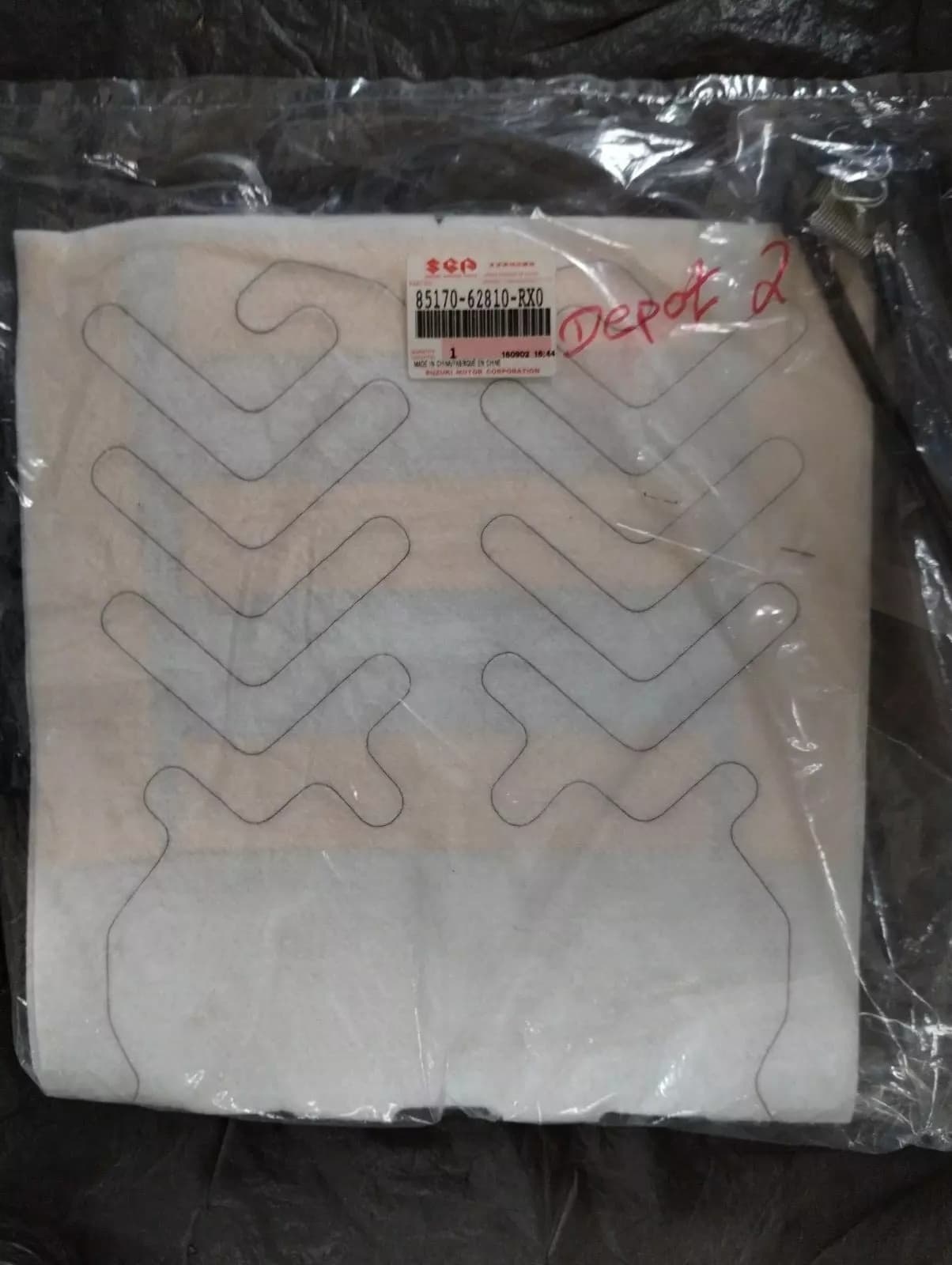 Suzuki genuine seat heating mat NR: 85170-62810-RX0