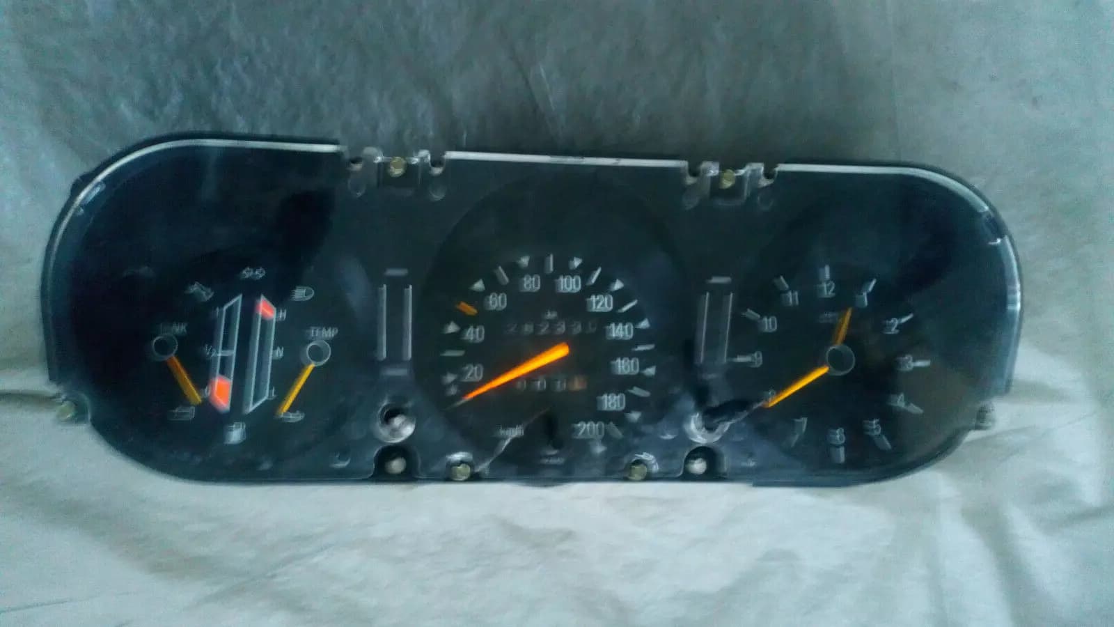 Saab 99 speedometer, instrument cluster